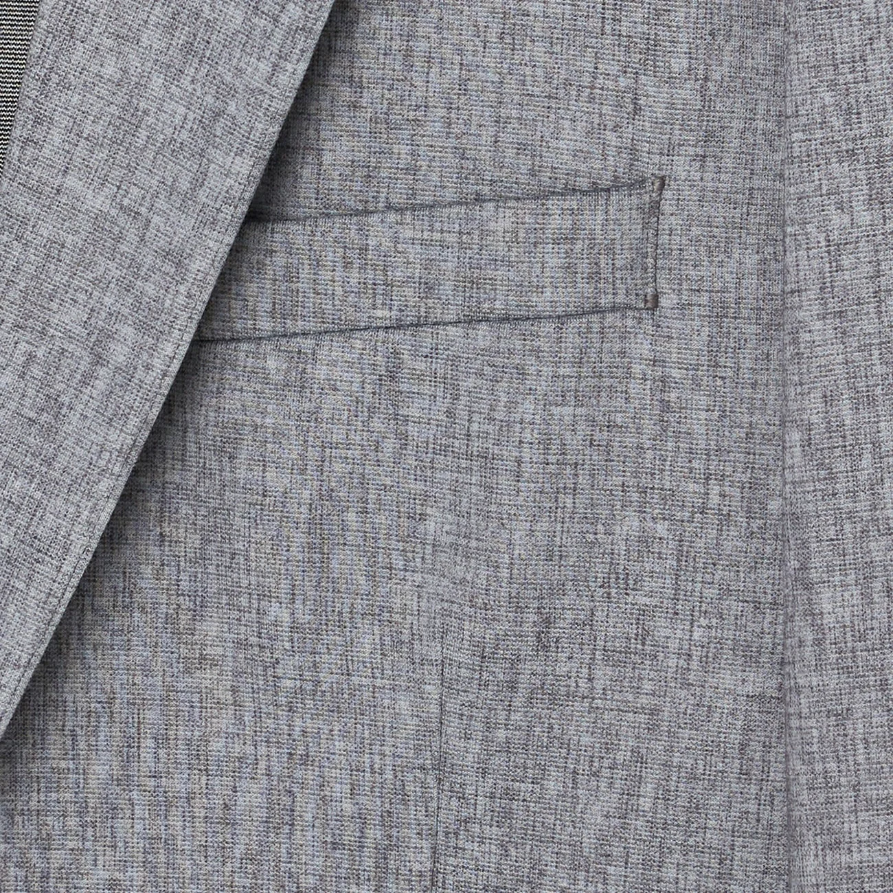 THE THIRD SUITS Washable Stretch Wool-Like Jacket - Light Gray - Image 3
