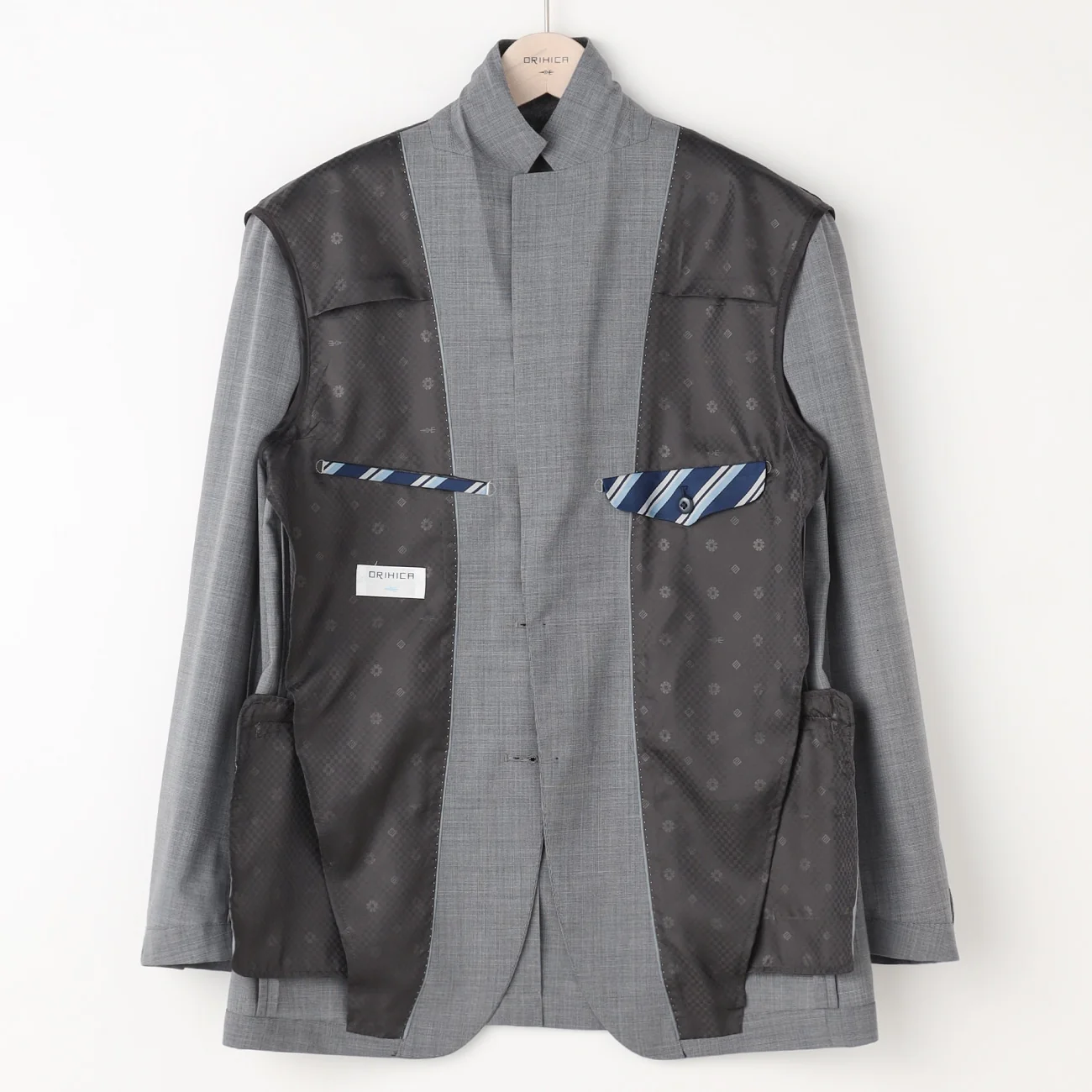 Super Cool High-breathability Pinhead Suit Jacket - Light Gray - Image 8