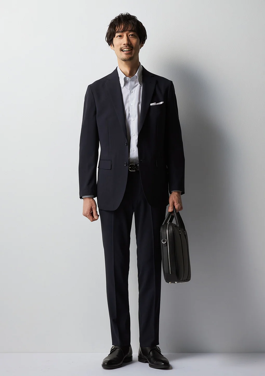 Super Cool High-breathability Suit Jacket - Navy - Image 13