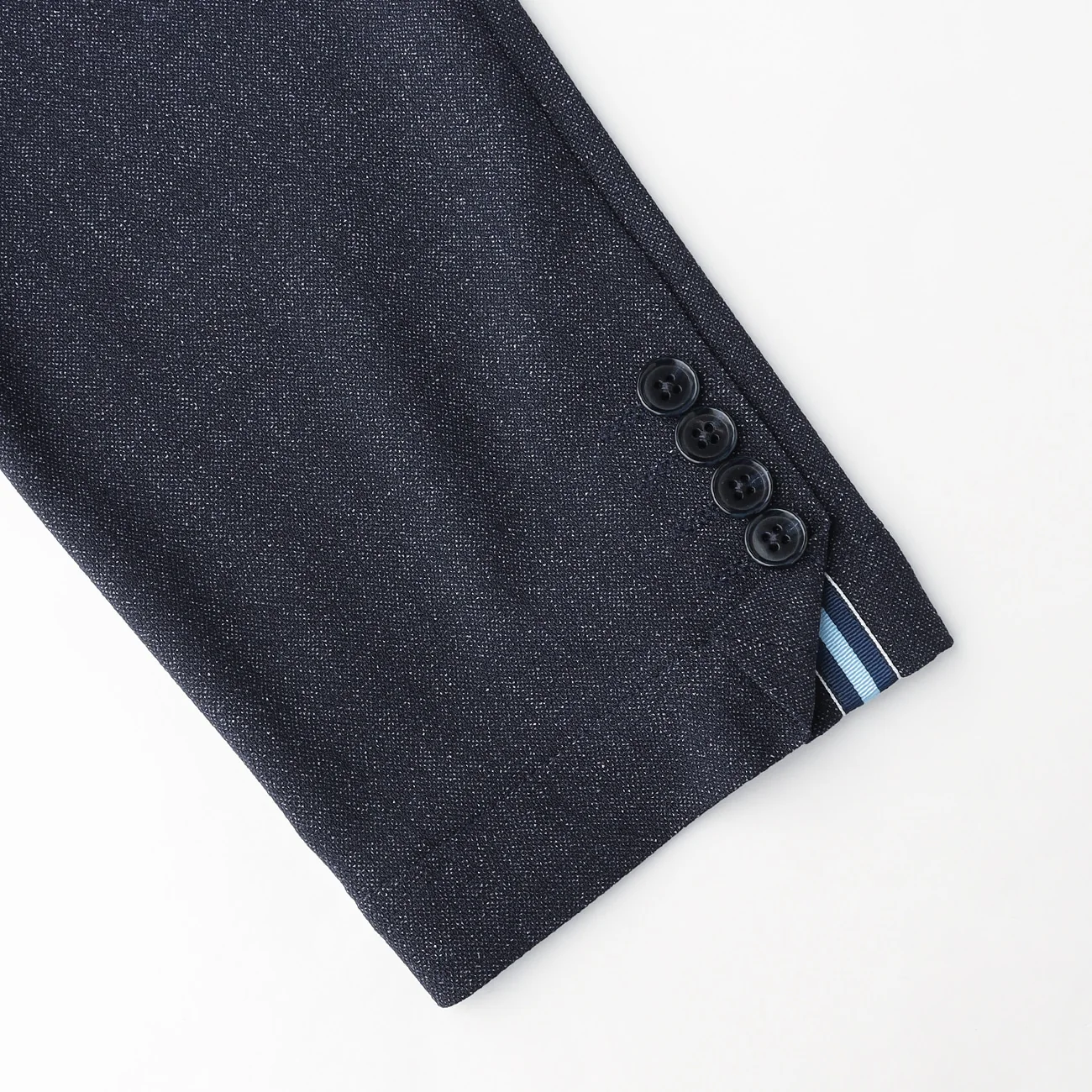 Super Cool High-breathability Denim-Like Suit Jacket - Navy - Image 6