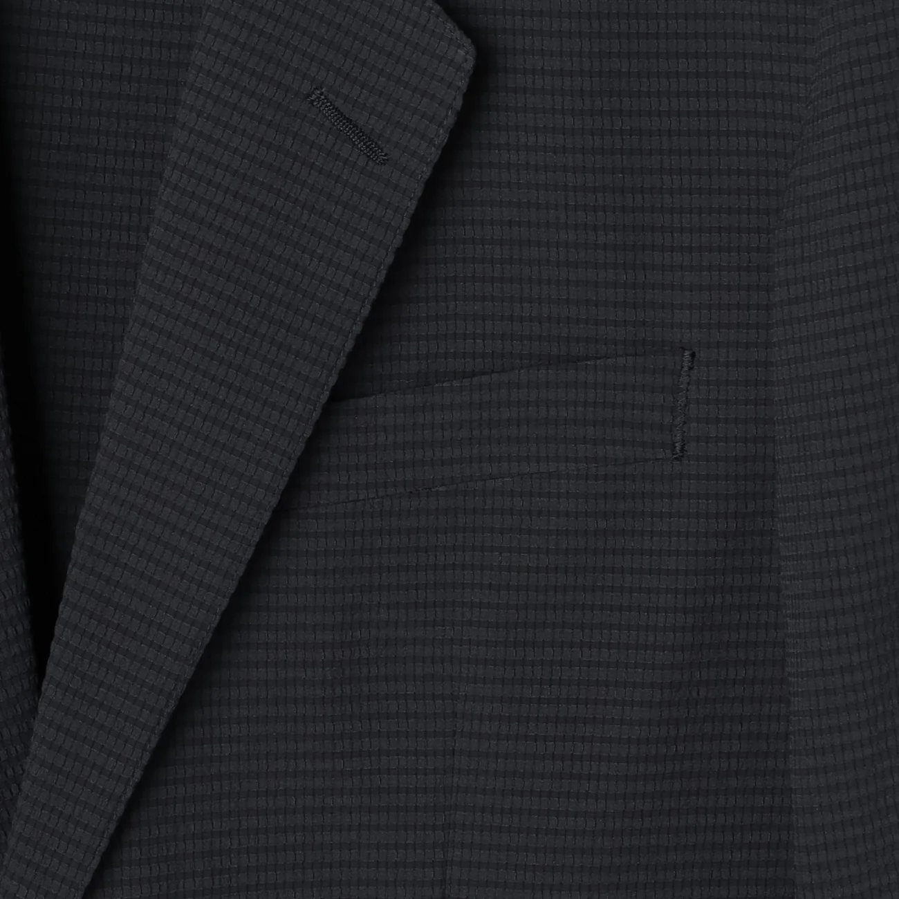 THE THIRD SUITS Japanese Fabric High-Breathability Seersucker Jacket - Navy - Image 11