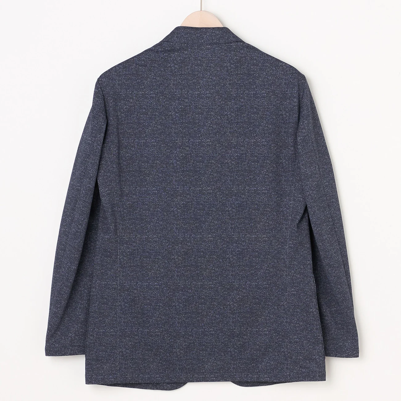 THE THIRD SUITS Japanese Fabric High-Breathability Denim-Like Suit Jacket - Navy - Image 3