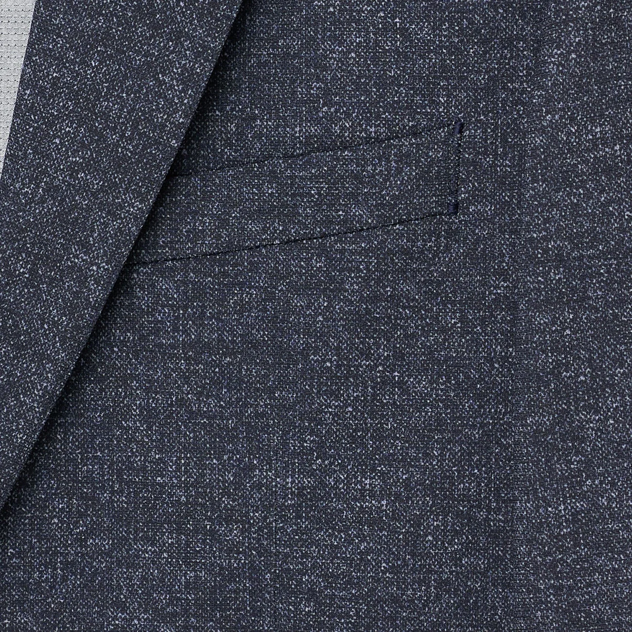 THE THIRD SUITS Japanese Fabric High-Breathability Denim-Like Suit Jacket - Navy - Image 4