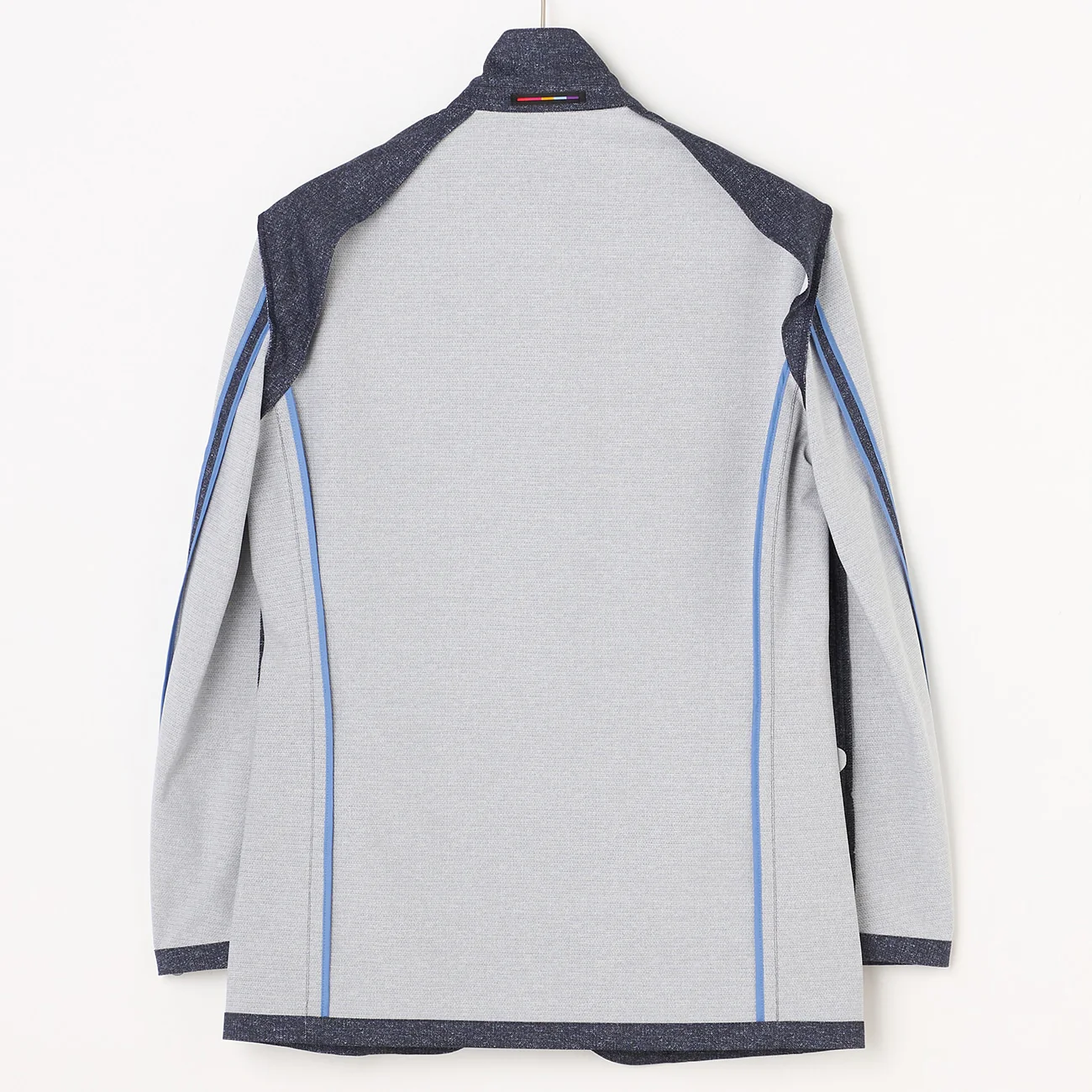 THE THIRD SUITS Japanese Fabric High-Breathability Denim-Like Suit Jacket - Navy - Image 8