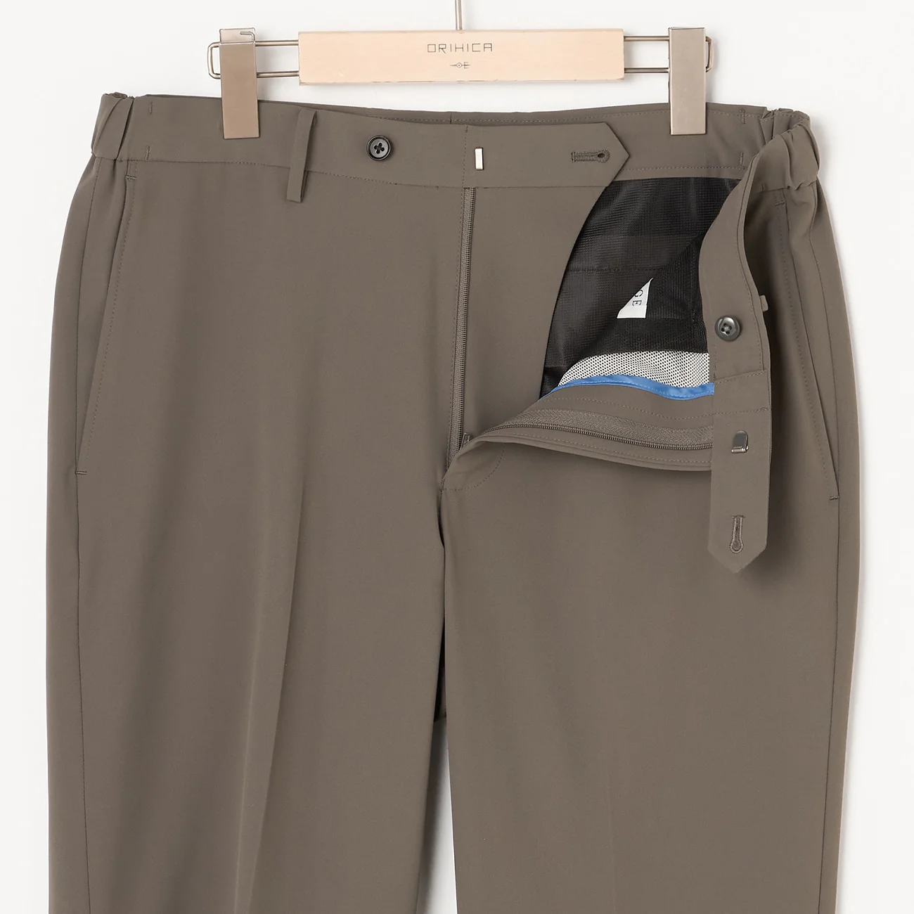 THE THIRD SUITS Water-Repellent Stretch Pants - Beige - Image 2