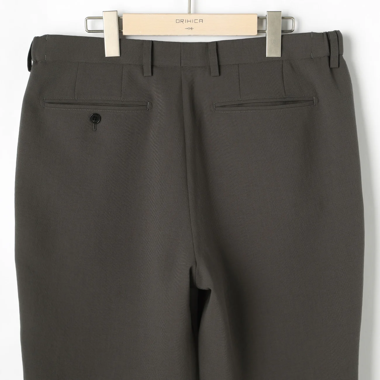 THE THIRD SUITS Plain Pants - Khaki - Image 3