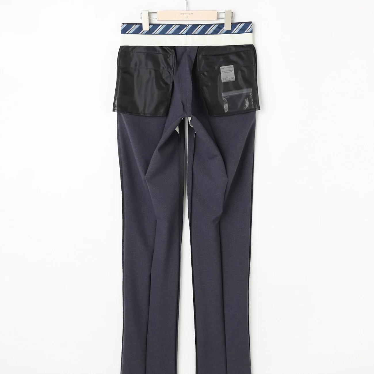 Super Cool High-breathability Houndstooth Pants - Navy - Image 6