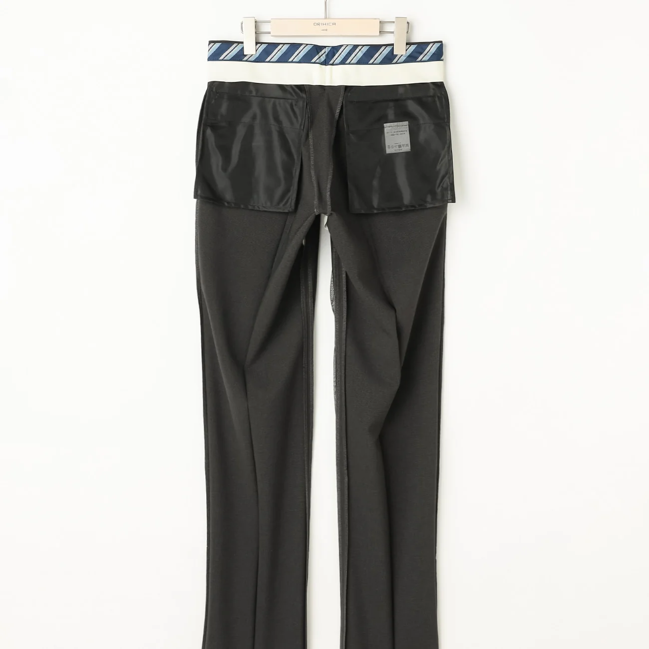 Super Cool High-breathability Houndstooth Pants - Charcoal Gray - Image 6