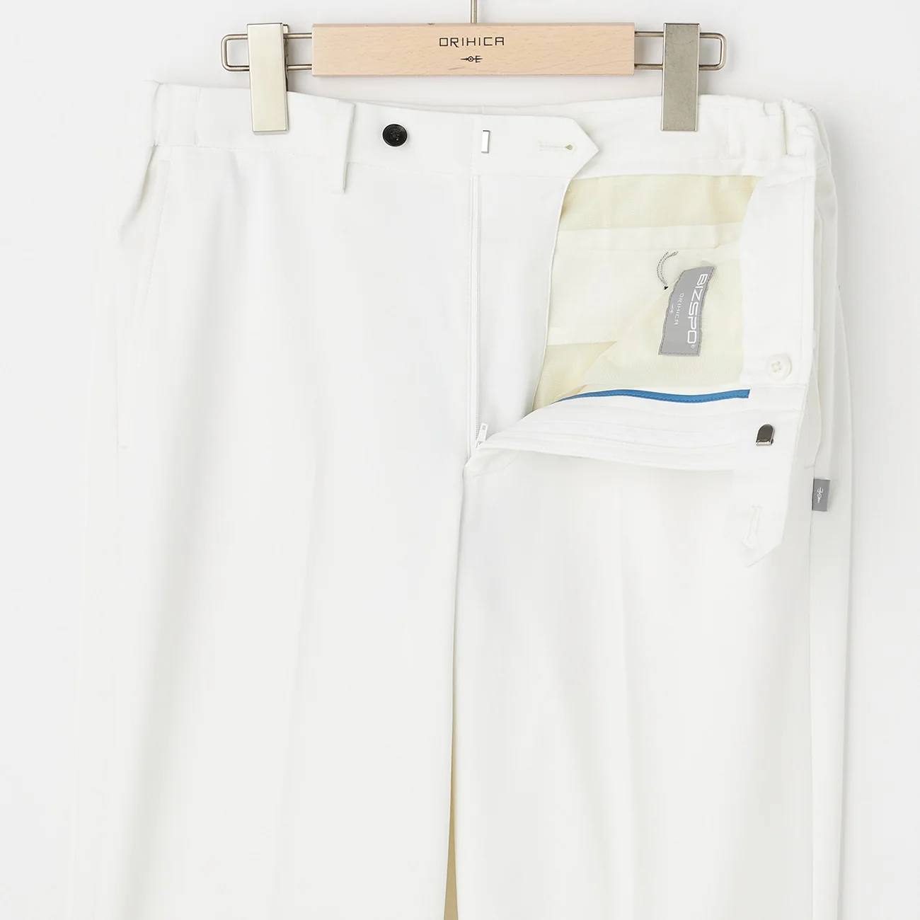 Japanese Fabric BIZSPO Washable Stretch Pants - Off-white - Image 2