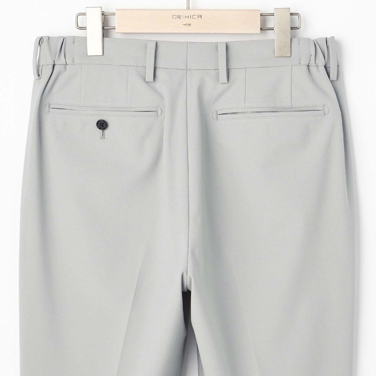 Japanese Fabric BIZSPO Washable Stretch Pants - Light Gray - Image 5