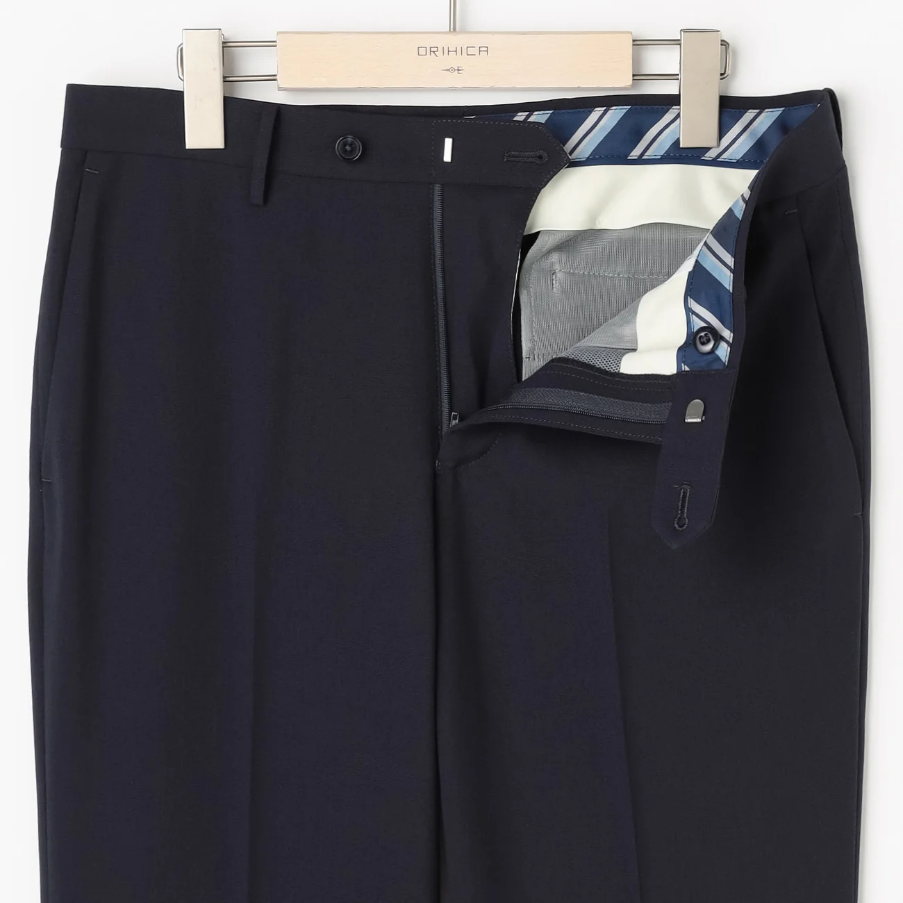 Super Cool High-breathability Suit Pants - Navy - Image 4