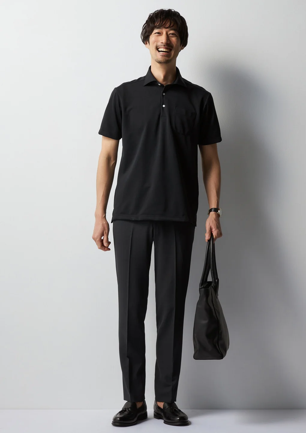 Super Cool High-breathability Suit Pants - Charcoal Gray - Image 10