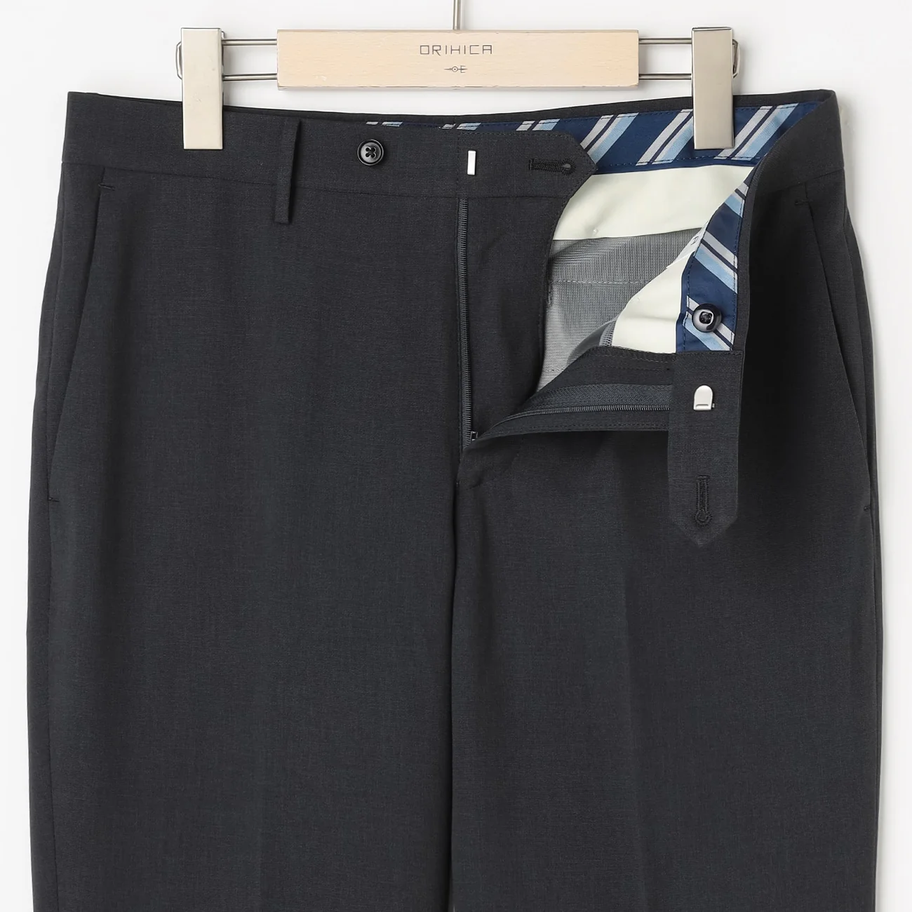 Super Cool High-breathability Suit Pants - Charcoal Gray - Image 3