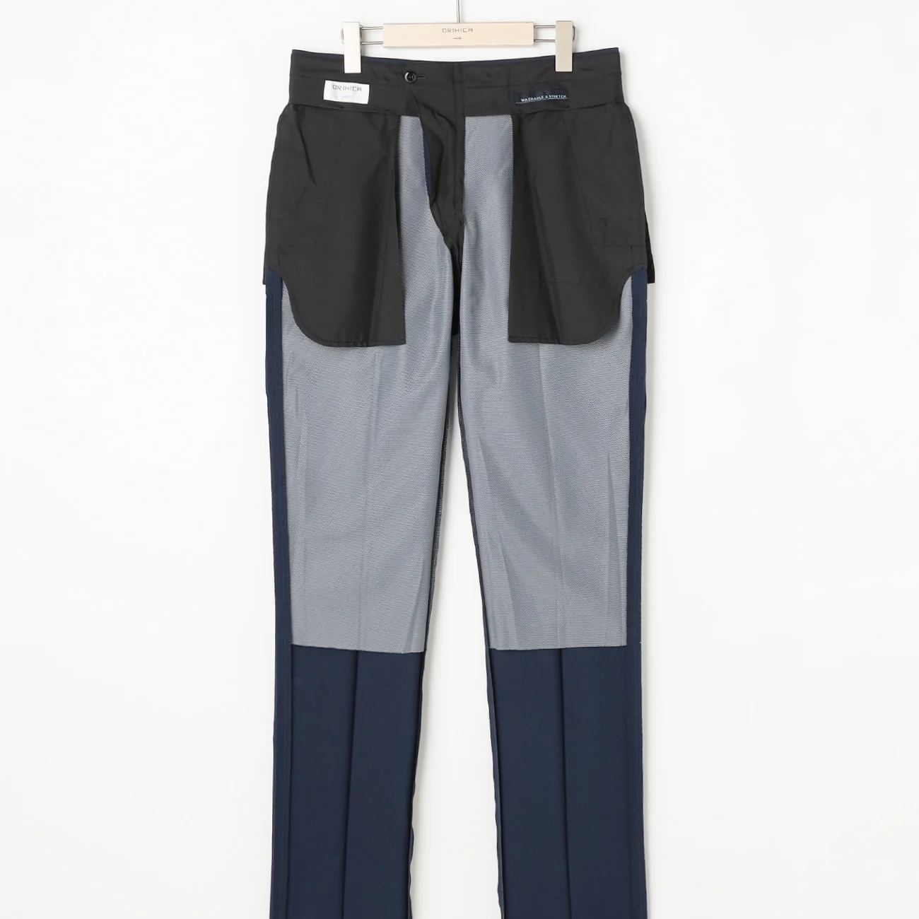 Super Cool Houndstooth Suit Pants - Navy - Image 6