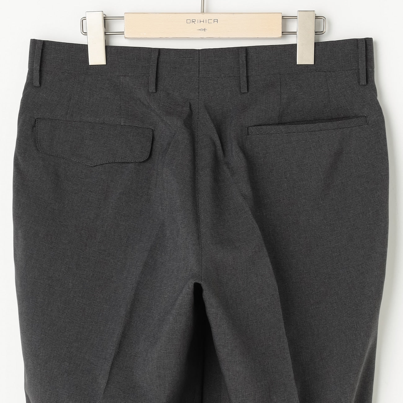 Super Cool Houndstooth Pants - Charcoal Gray - Image 4