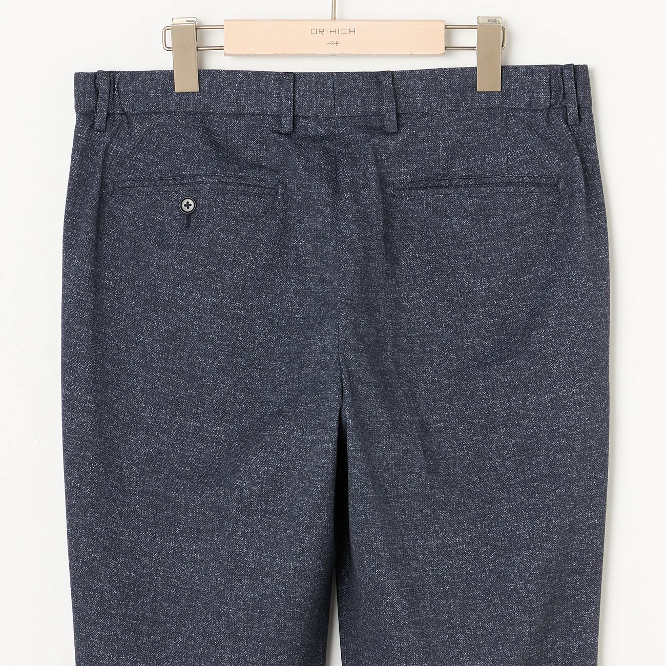 THE THIRD SUITS Japanese Fabric High-Breathability Denim-Like Pants - Navy - Image 6