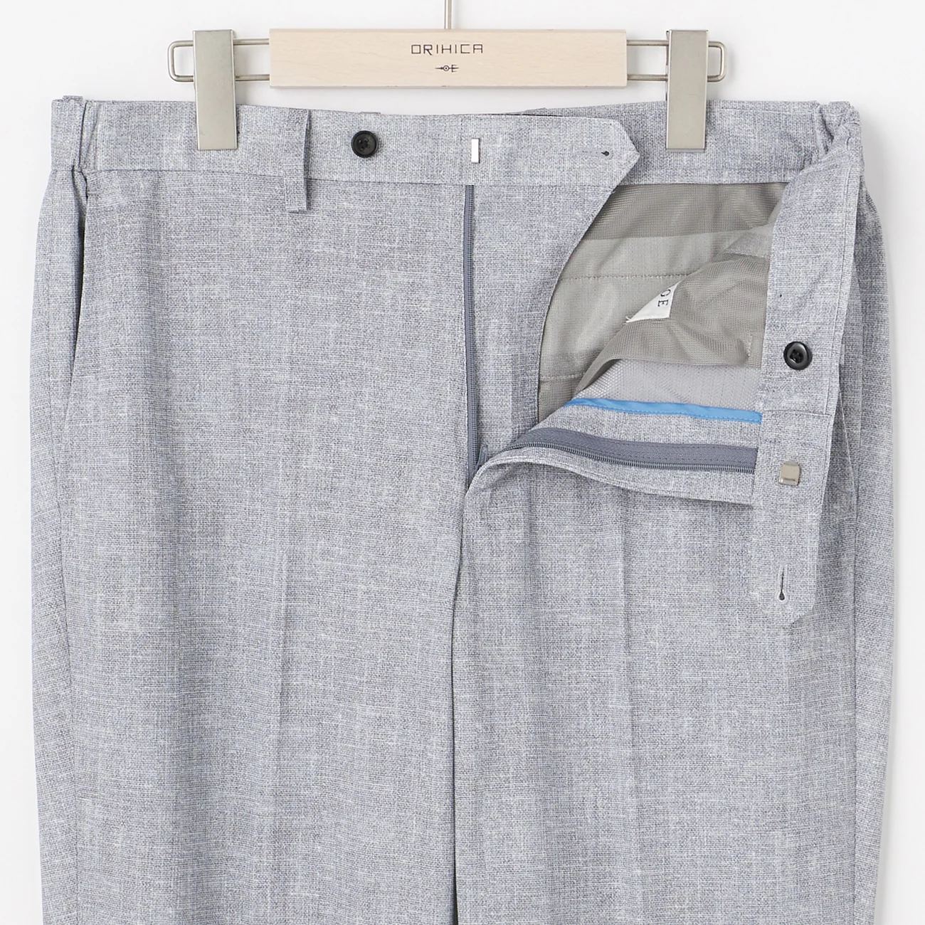 THE THIRD SUITS Japanese Fabric High-Breathability Tricot Pants - Light Gray - Image 6