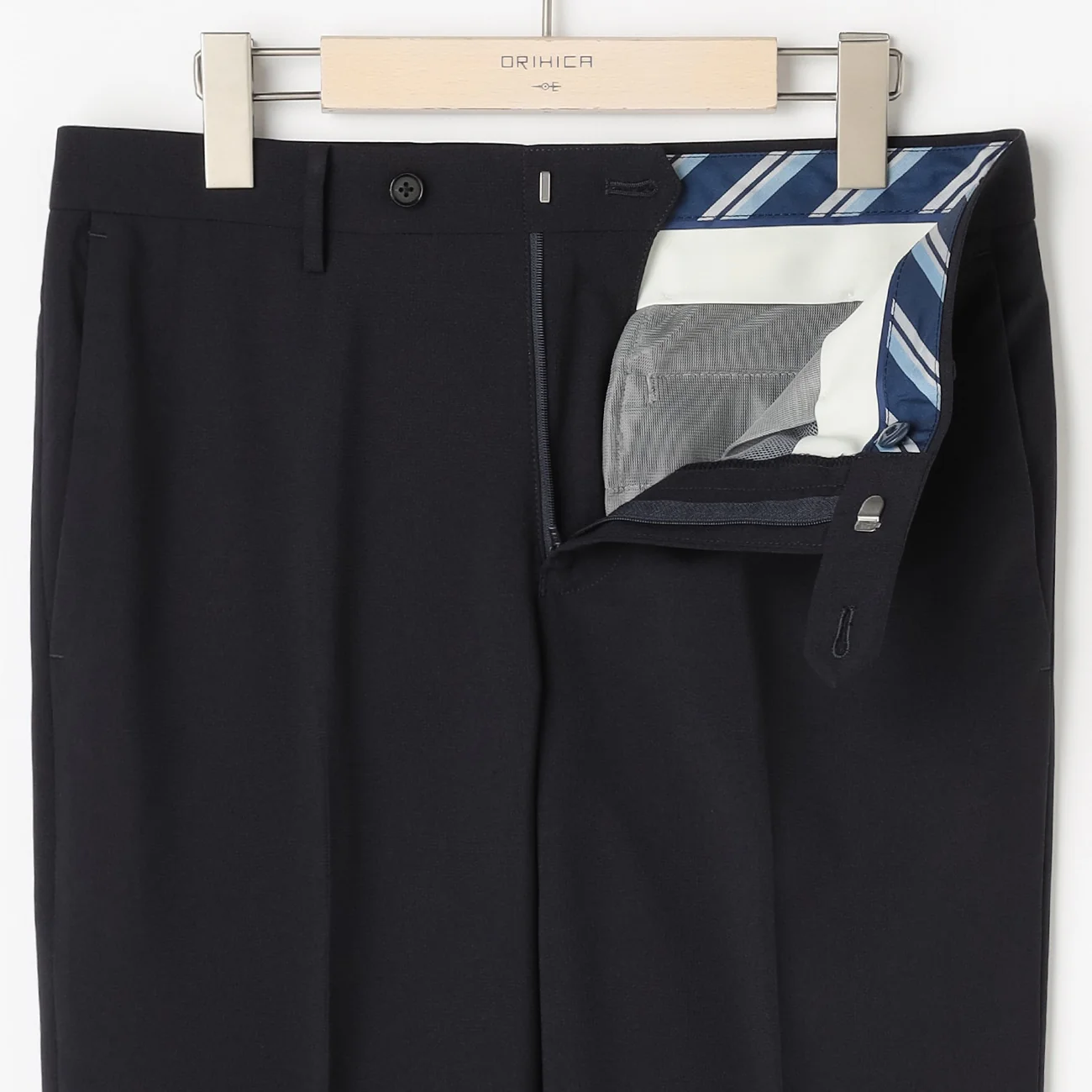 Super Cool High-breathability Check Pants - Navy - Image 3