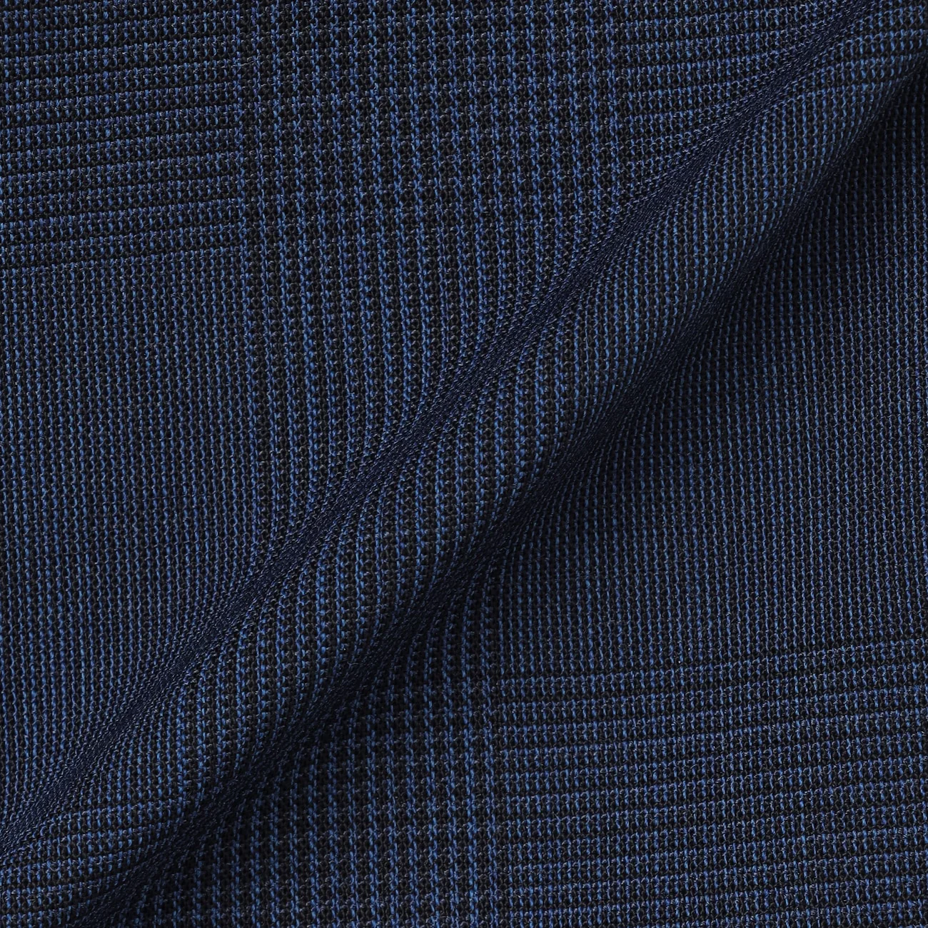 Super Cool High-breathability Glen-Plaid Suit Pants - Navy - Image 9
