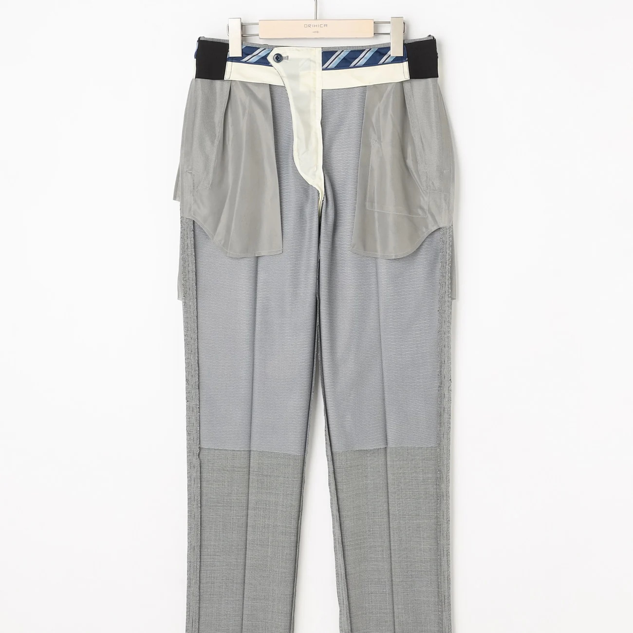Super Cool High-breathability Houndstooth Pants - White/Black - Image 7