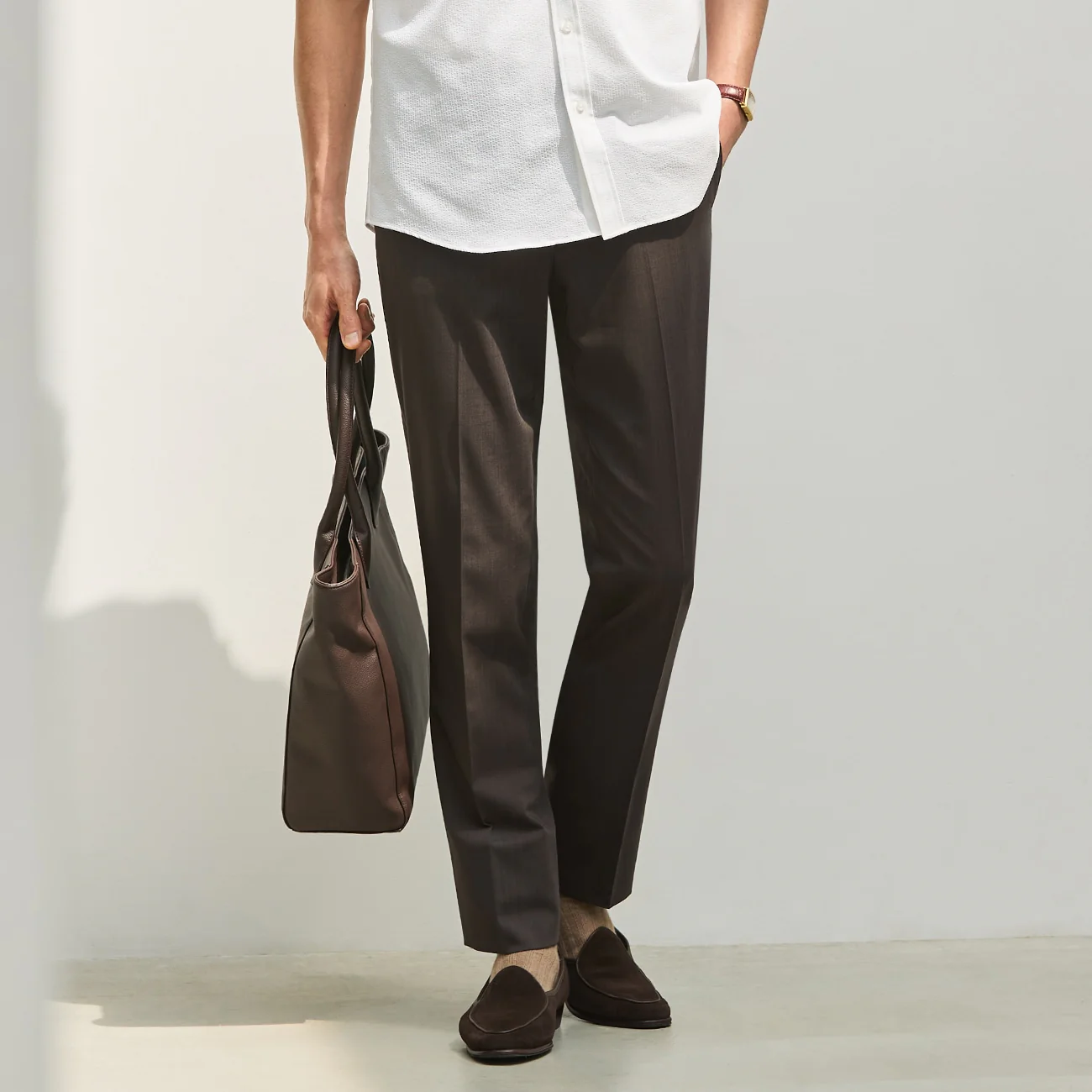 Super Cool High-breathability Pants - Brown - Image 2