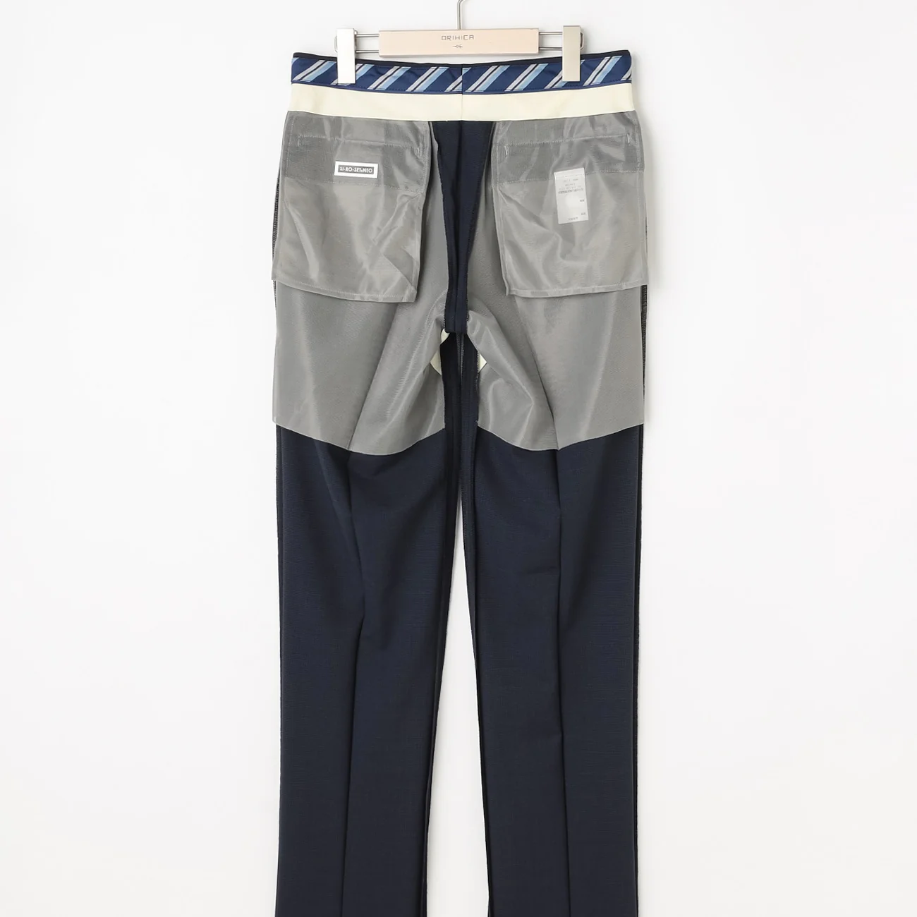 Super Cool High-breathability Houndstooth Pants - Navy - Image 6