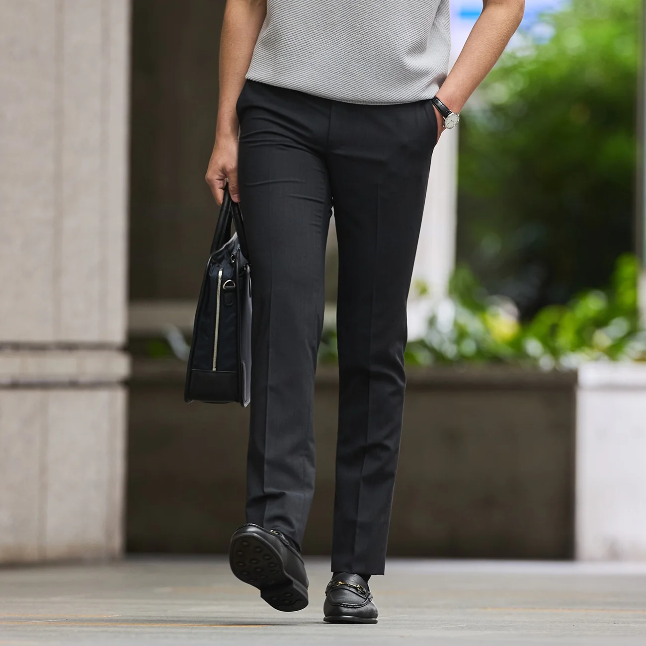 Super Cool High-breathability Pants - Charcoal Gray - Image 2