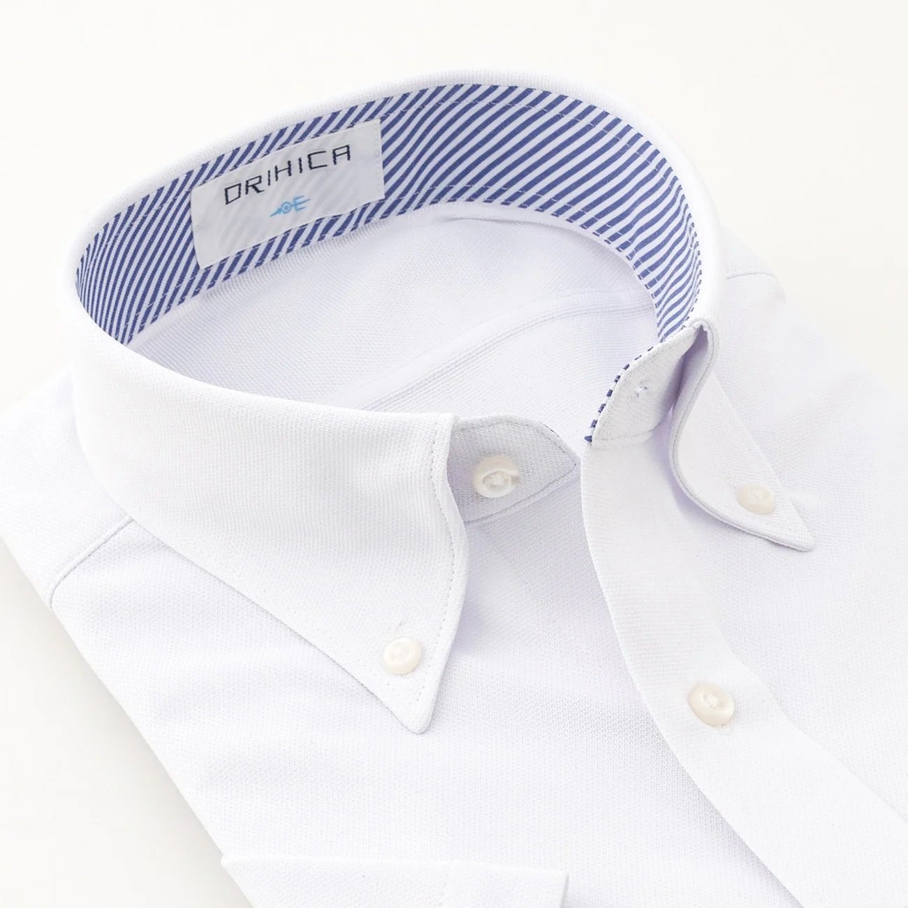 Super Non-Iron DRYDRY Short Sleeve Button-Down Shirt - White - Image 3