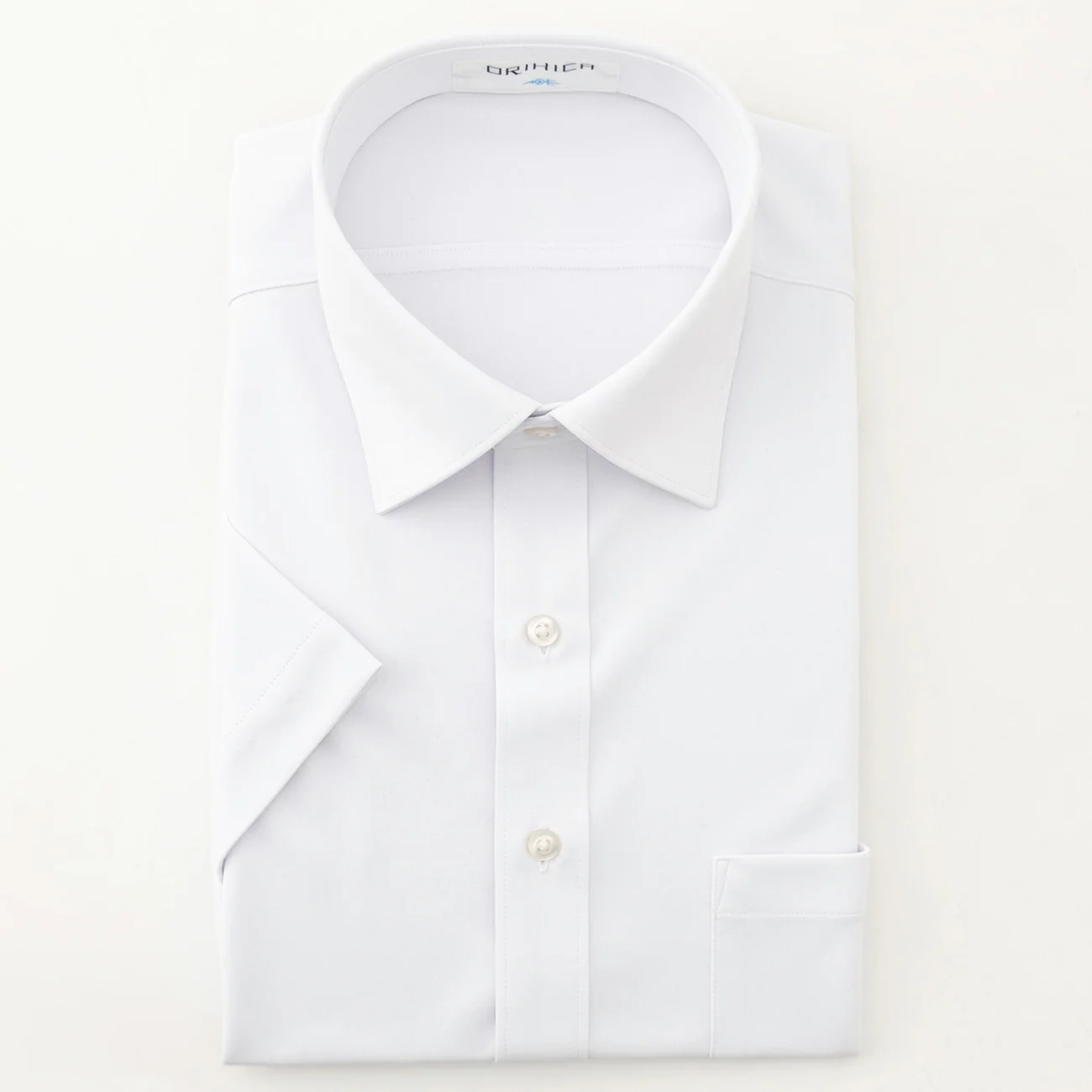 Super Non-Iron DRYDRY Short Sleeve Spread Collar Shirt - White - Image 4
