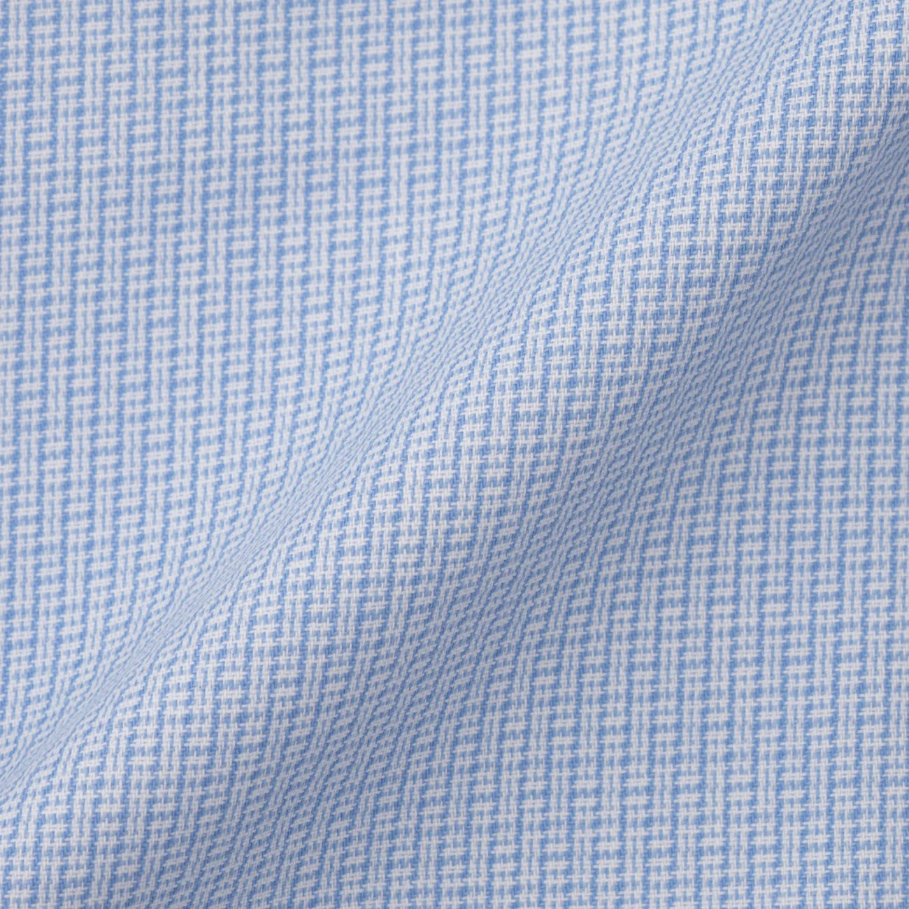 Super Cool Non-Iron Striped Short Sleeve Button-Down Shirt - Blue - Image 4