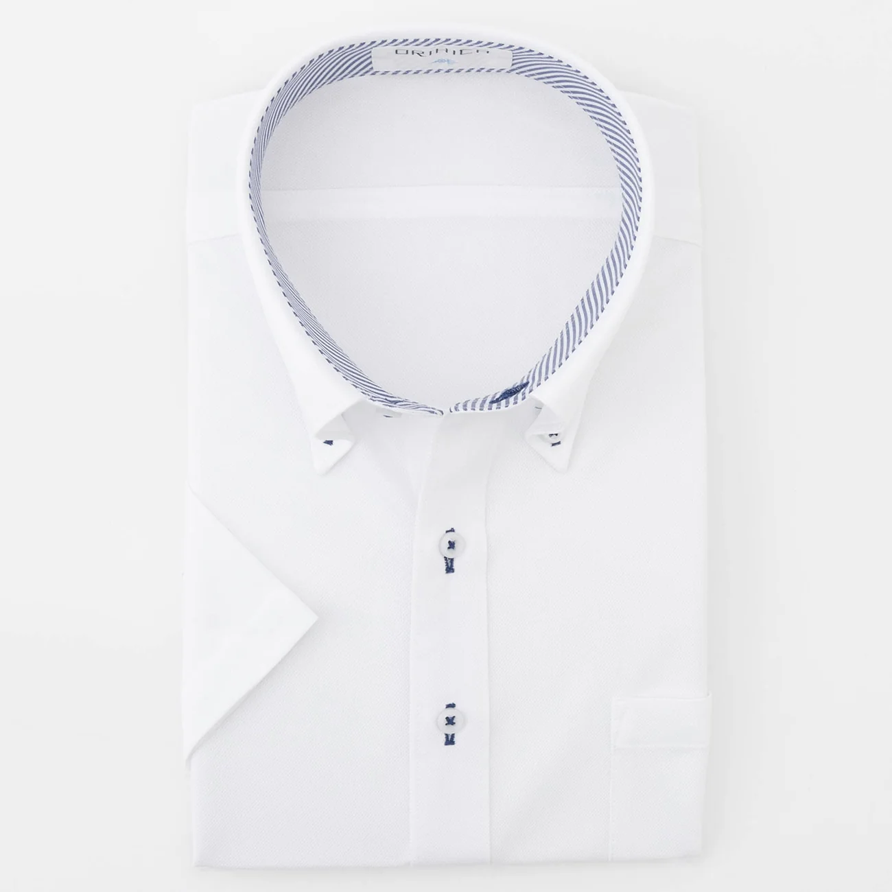 Super Non-Iron Stretch Short Sleeve Button-Down Shirt - White - Image 2