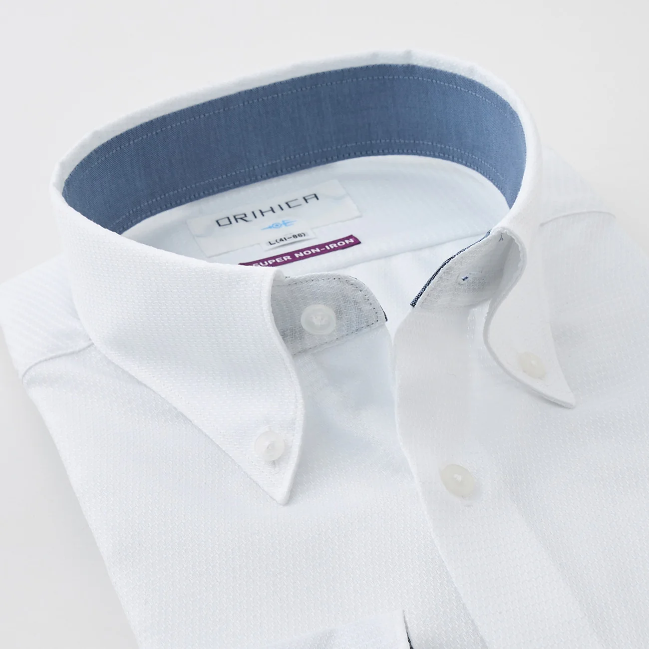 Super Non-Iron Button-Down Shirt - White - Image 2