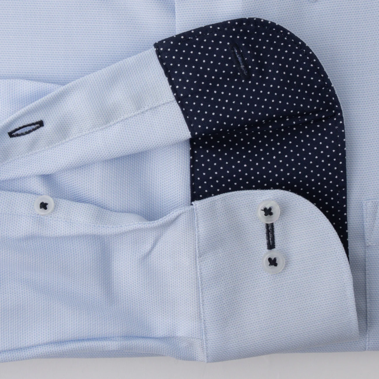 Super Non-Iron Button-Down Shirt - Blue - Image 5