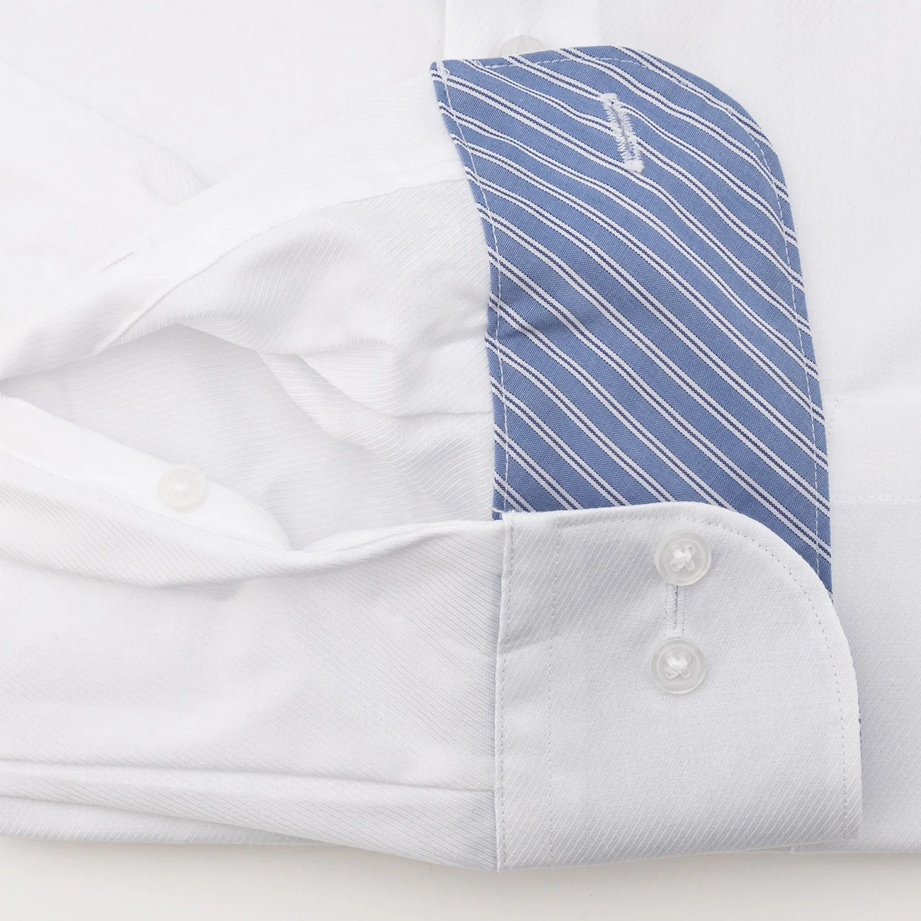 Super Non-Iron Spread Collar Shirt - White - Image 3