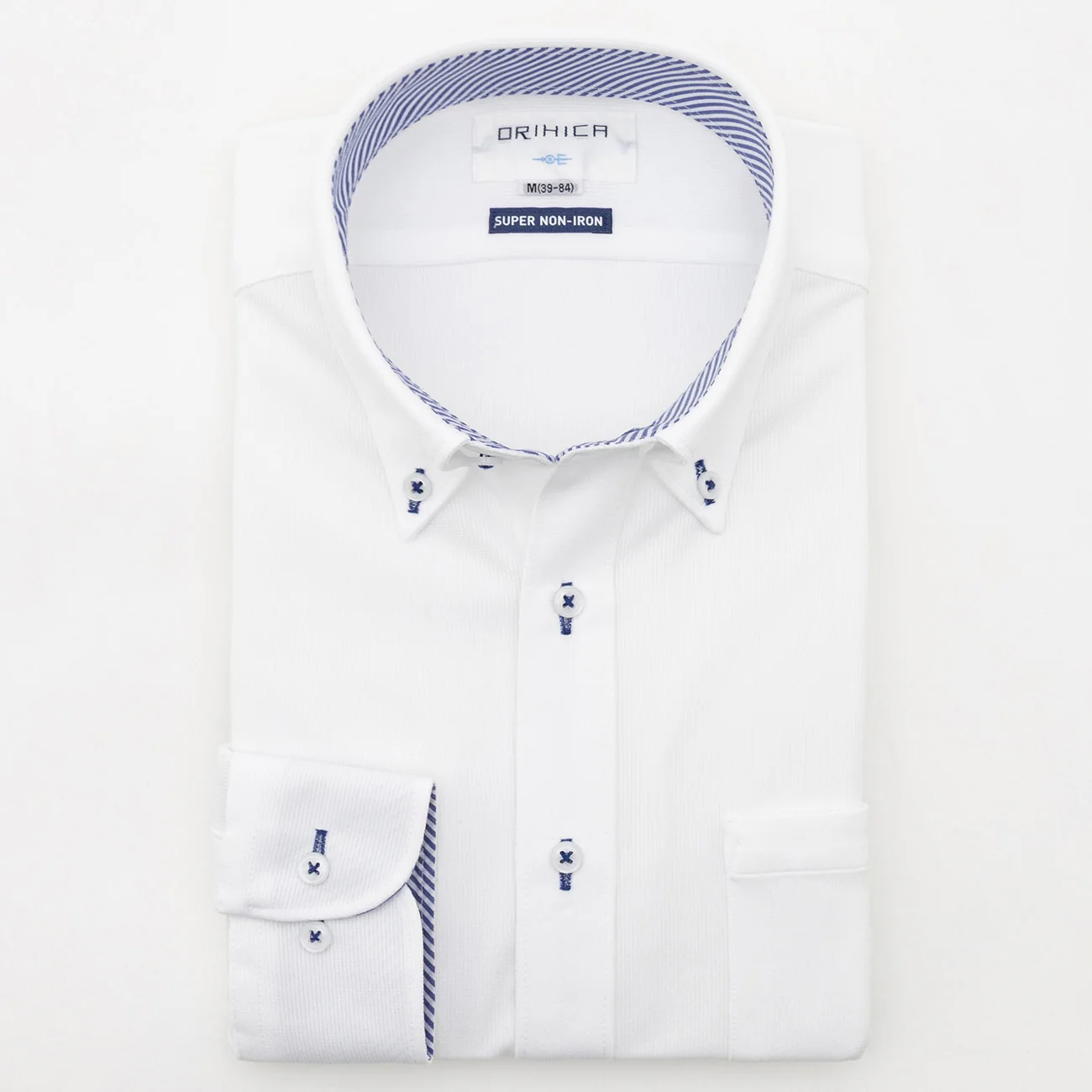 Super Non-Iron Stretch Button-Down Shirt - White