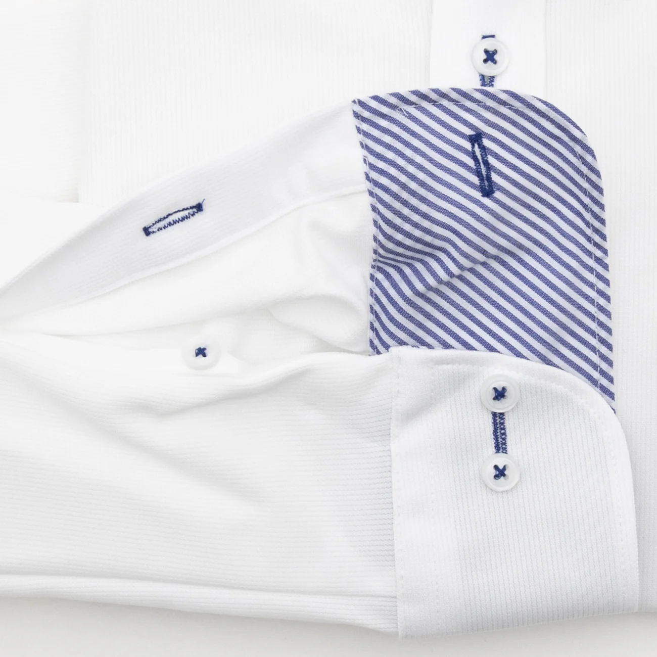 Super Non-Iron Stretch Button-Down Shirt - White - Image 3