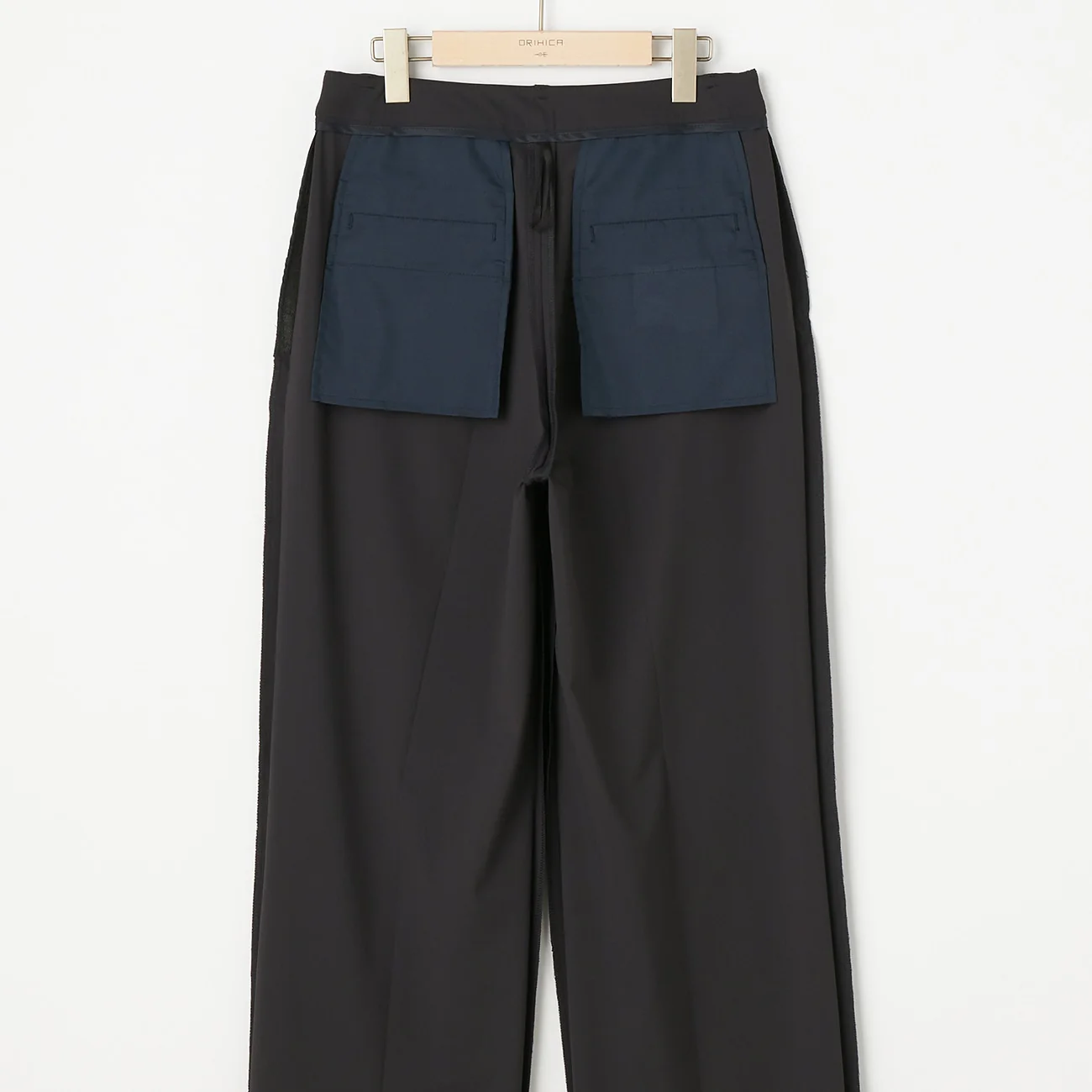 THE THIRD SUITS BIZSPO Wide Pants - Navy - Image 5