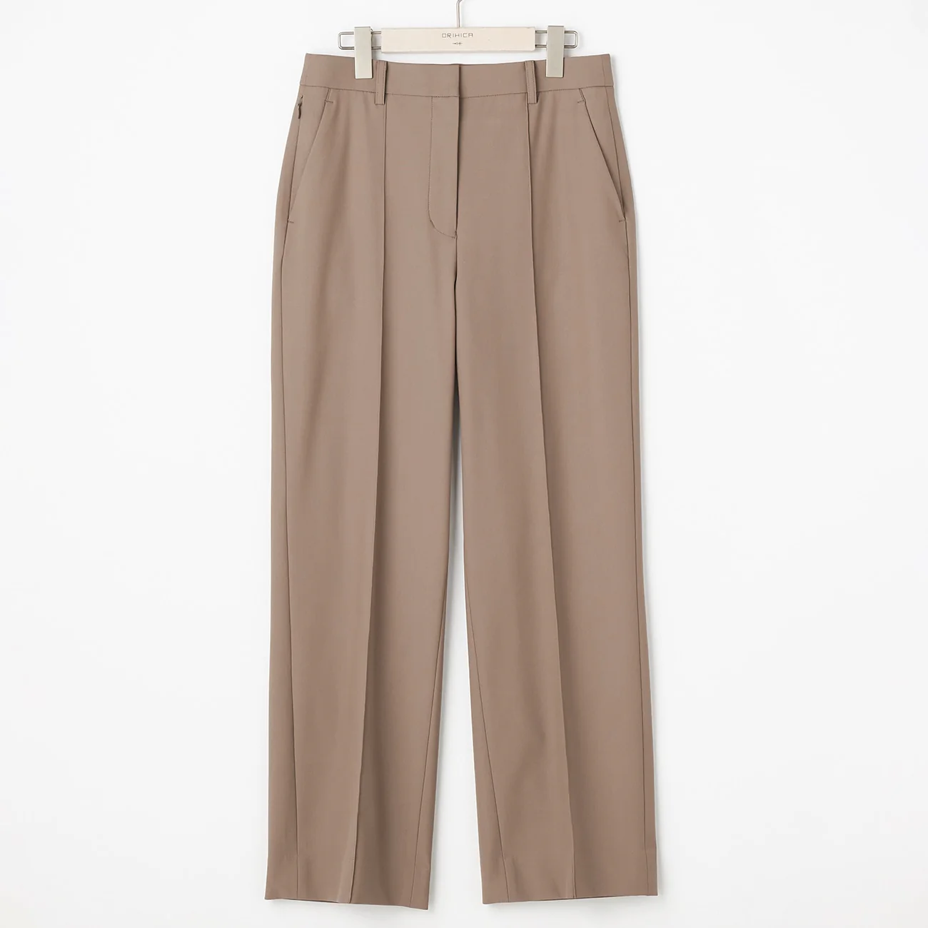THE THIRD SUITS BIZSPO Wide Pants - Beige