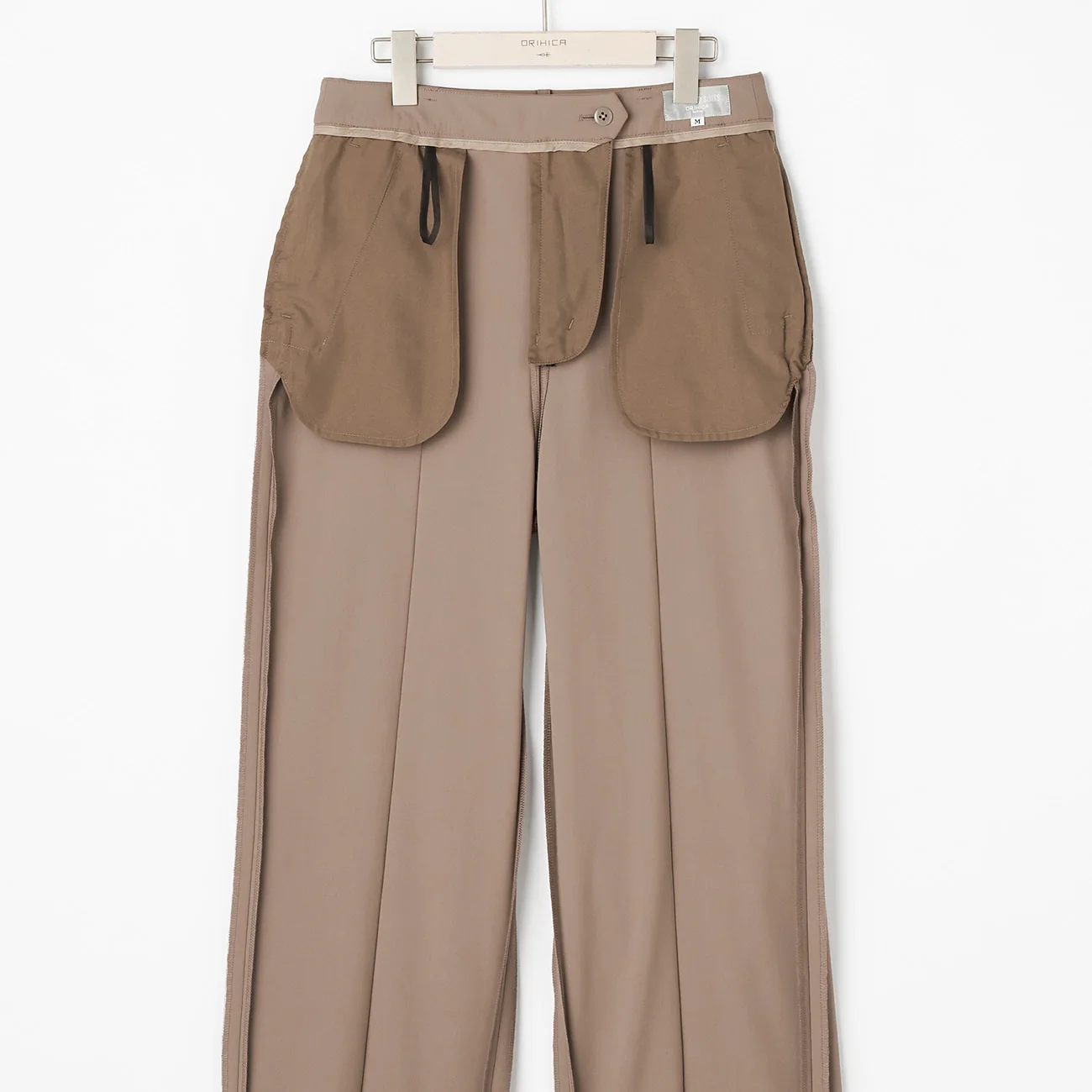 THE THIRD SUITS BIZSPO Wide Pants - Beige - Image 4