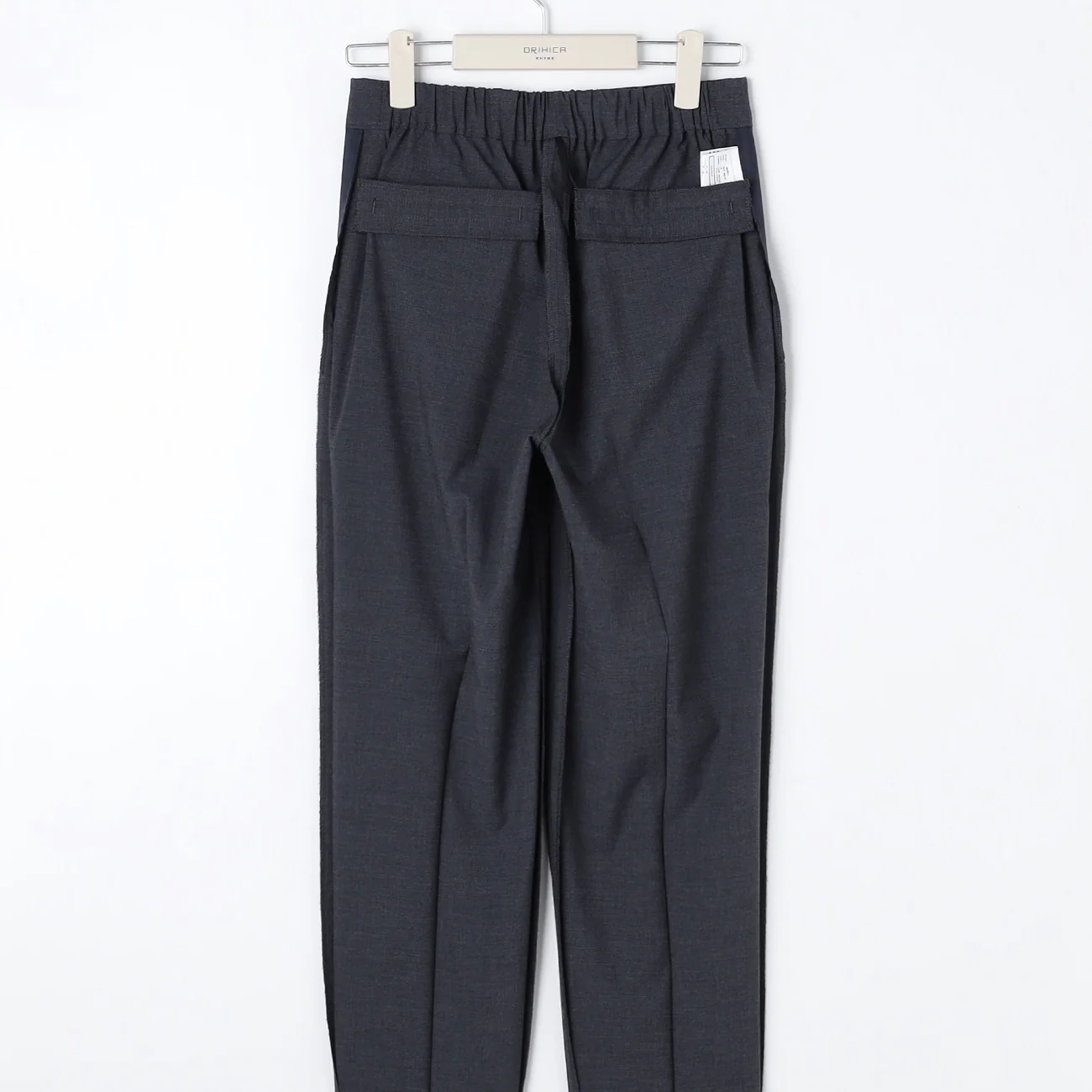 Flamingo Pants Airy Washable Stretch Tapered Pants - Navy - Image 8