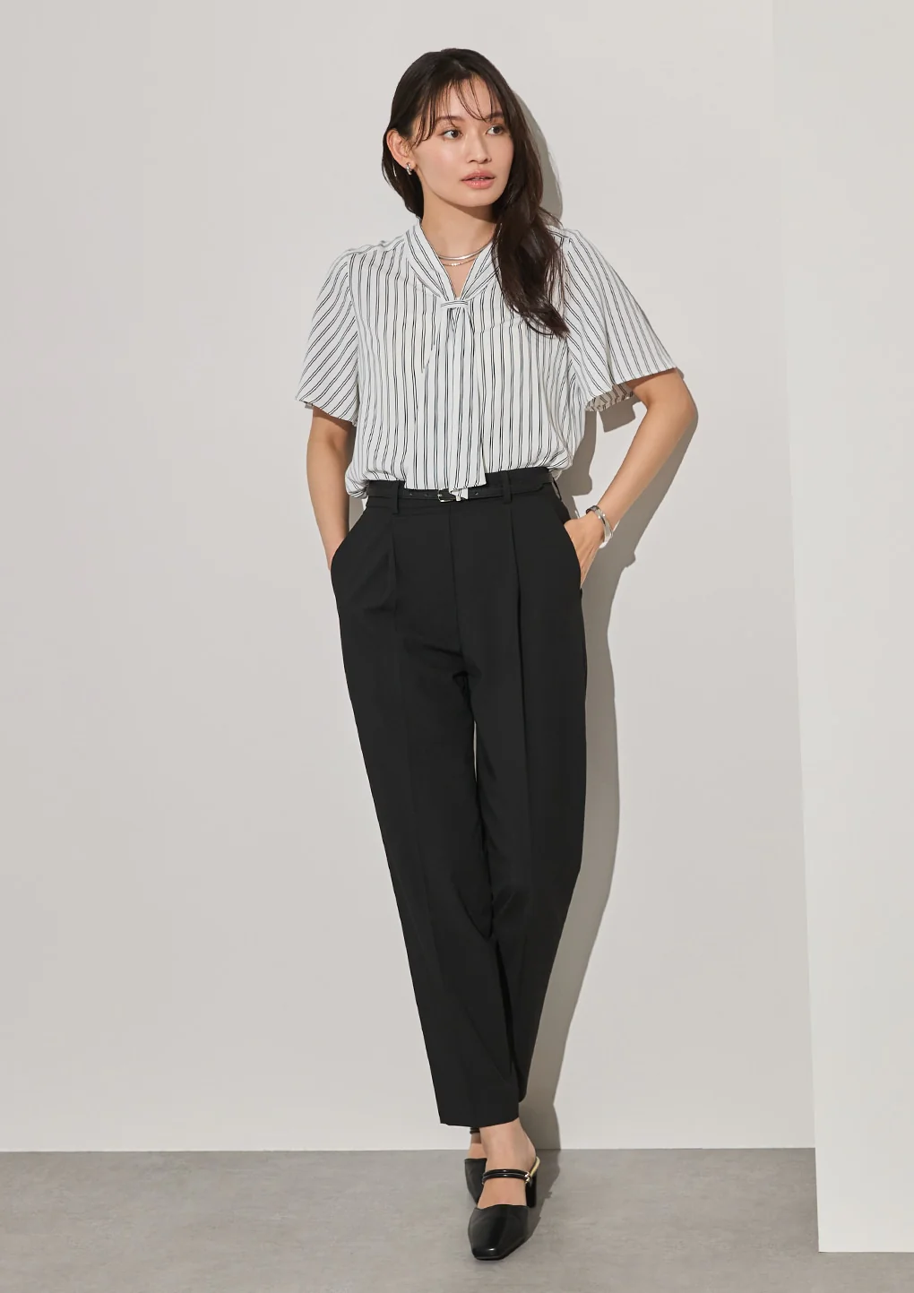 Flamingo Airy Tapered Pants - Black - Image 23