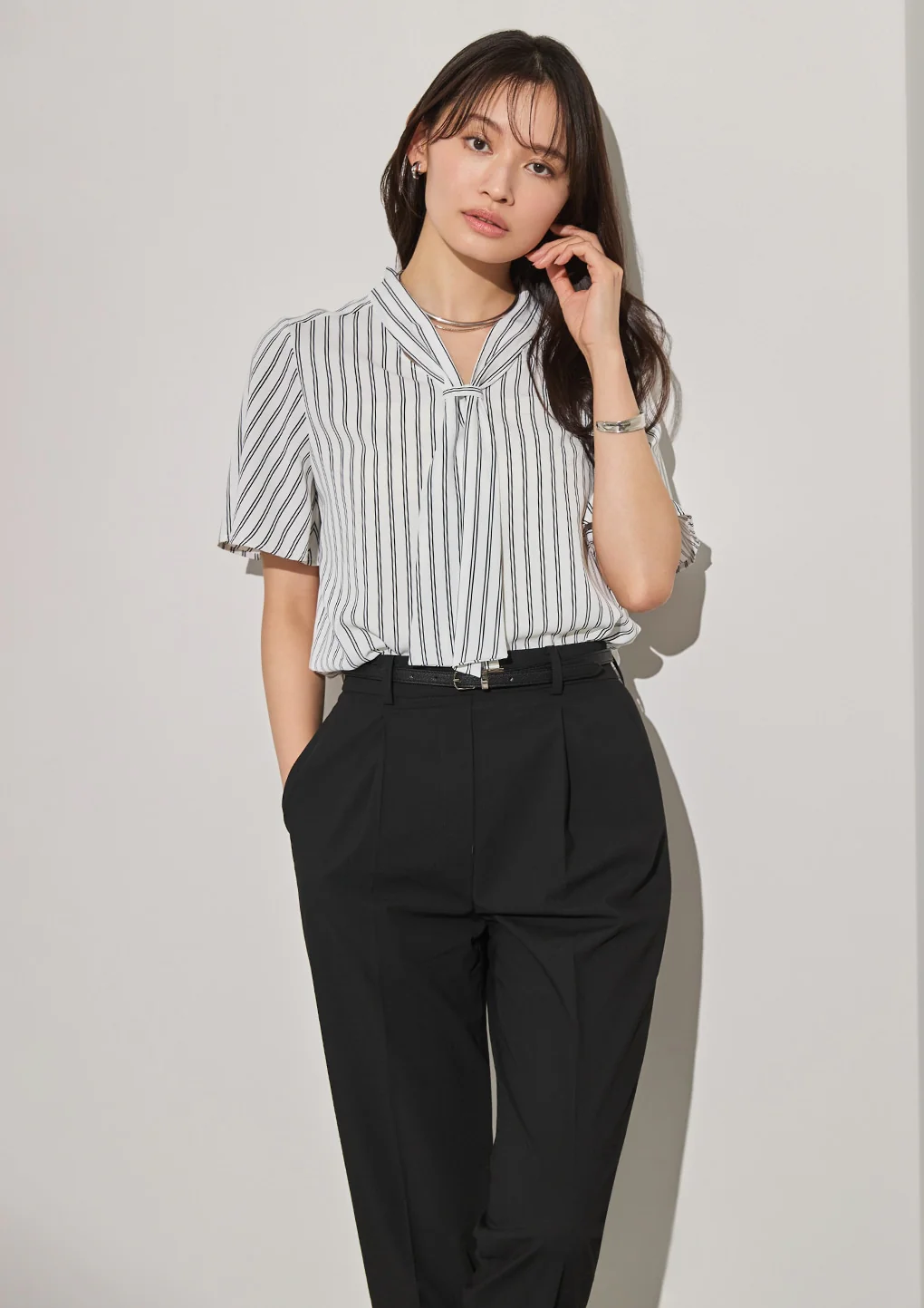 Flamingo Airy Tapered Pants - Black - Image 24