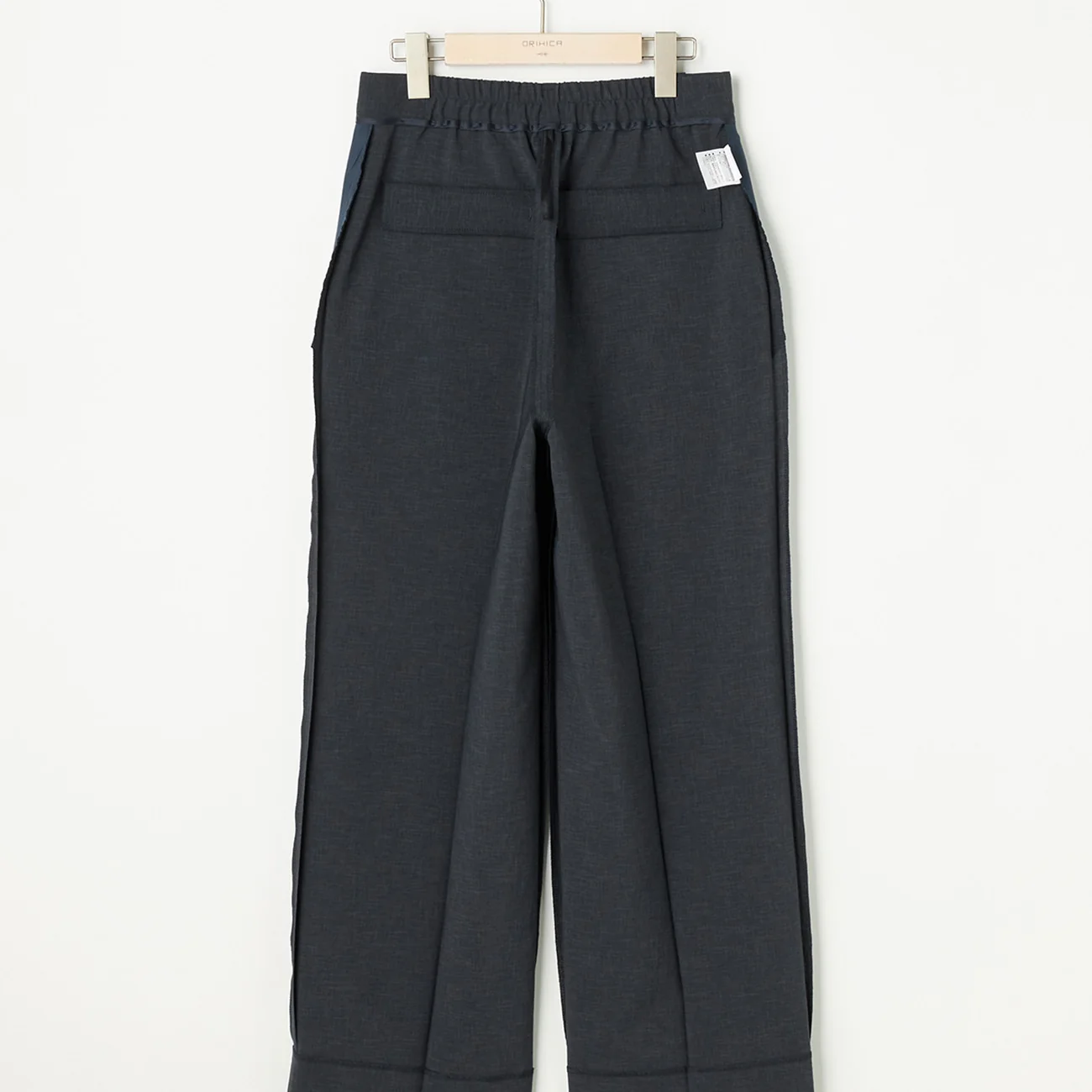 Flamingo Airy Wide Pants - Navy - Image 11