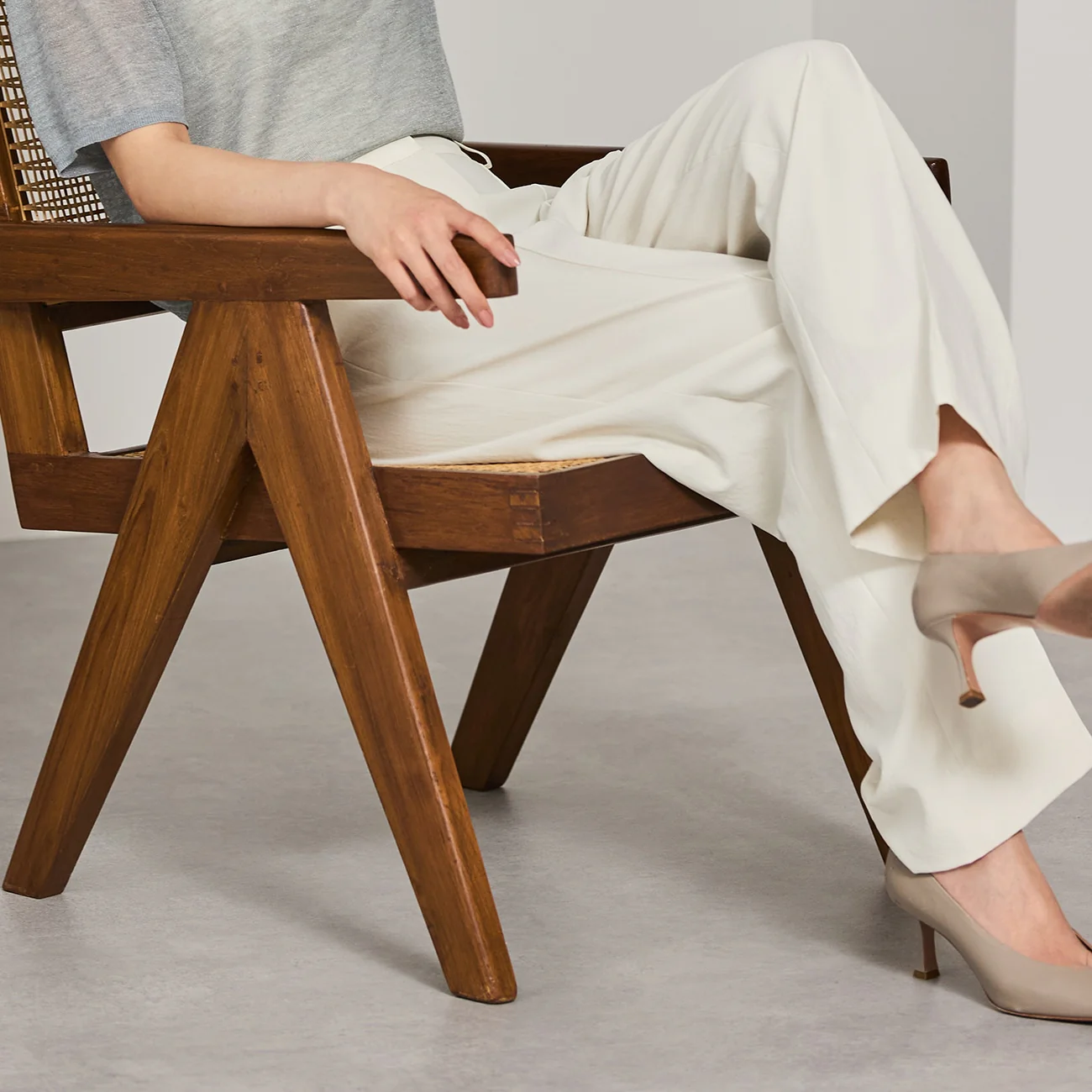 Flamingo Airy Wide Pants - Off-white - Image 2