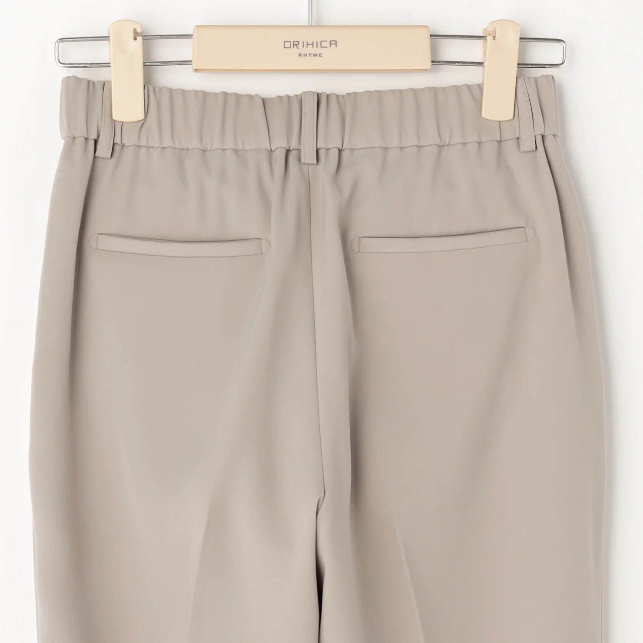 THE THIRD SUITS Double Cloth Cropped Pants - Beige - Image 3