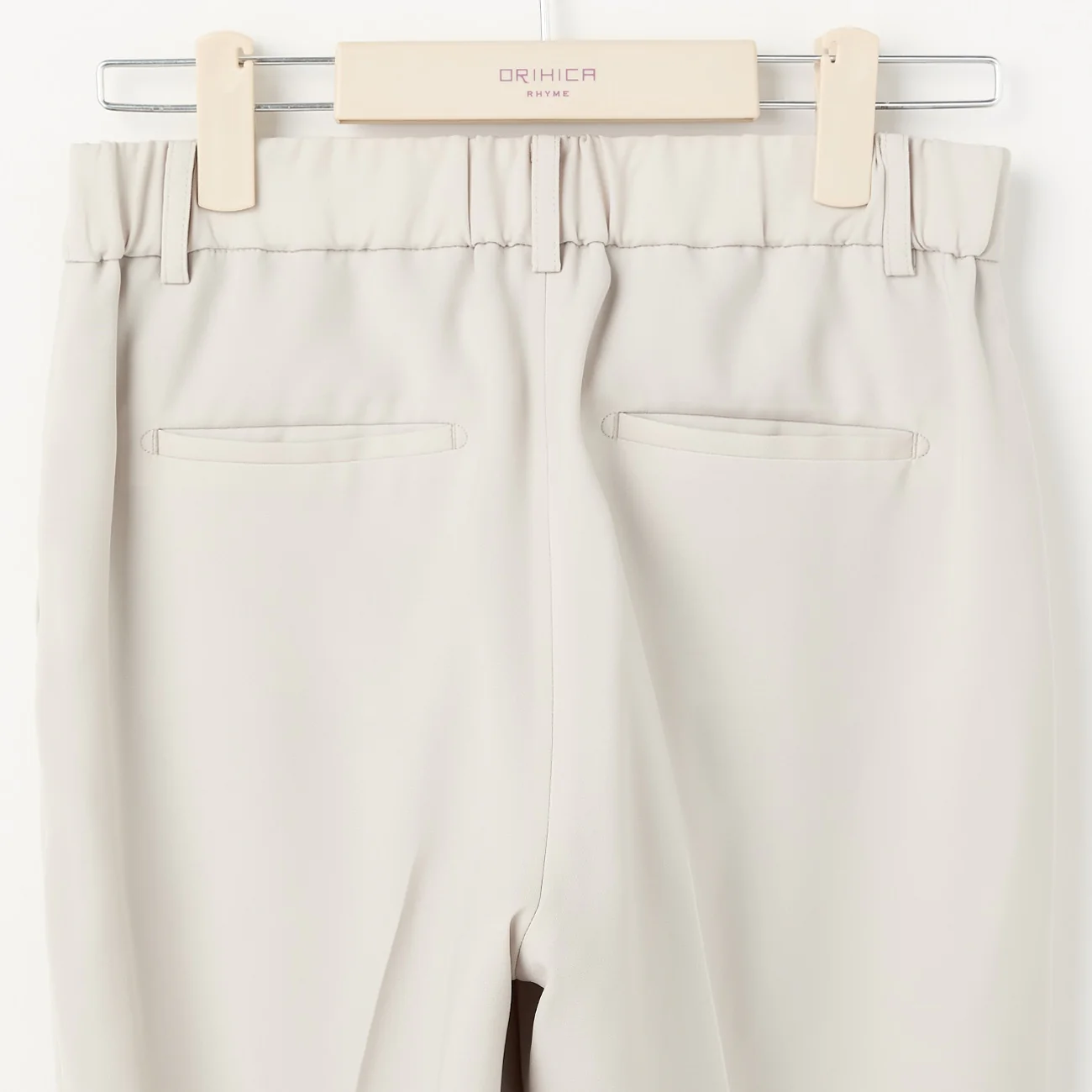 THE THIRD SUITS Double Cloth Cropped Pants - Beige - Image 3