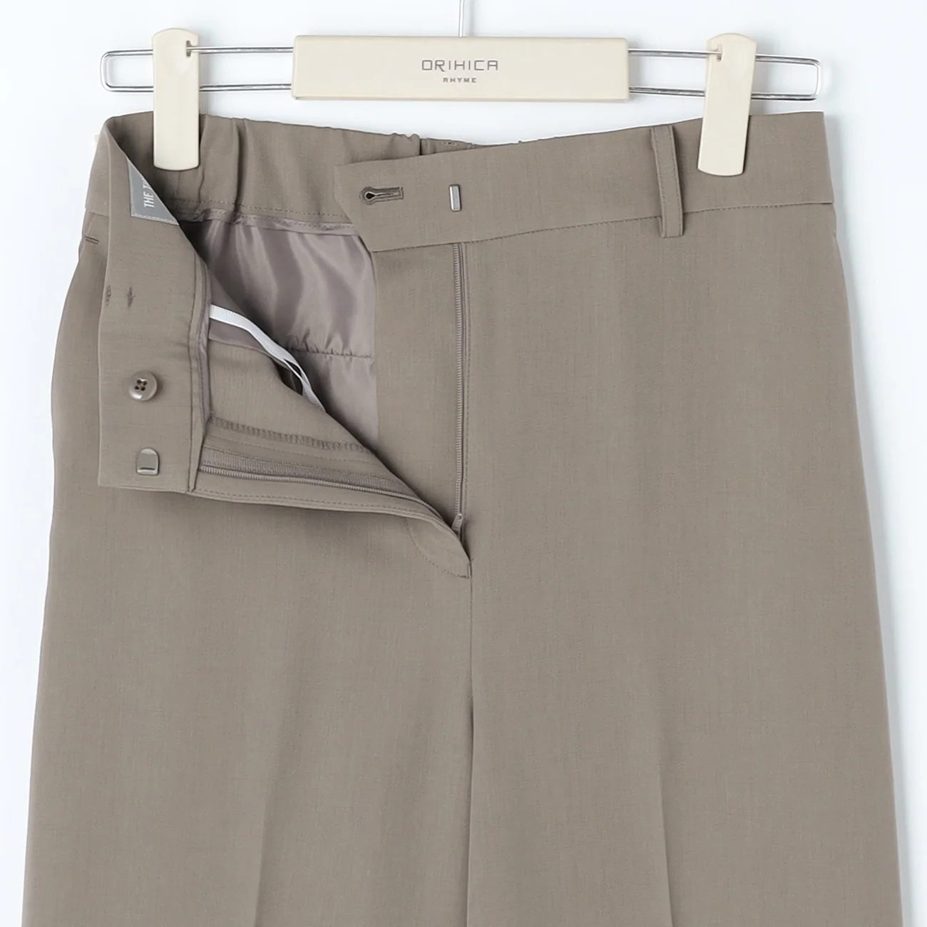 THE THIRD SUITS Washable Cool Touch Wide Pants - Beige - Image 11