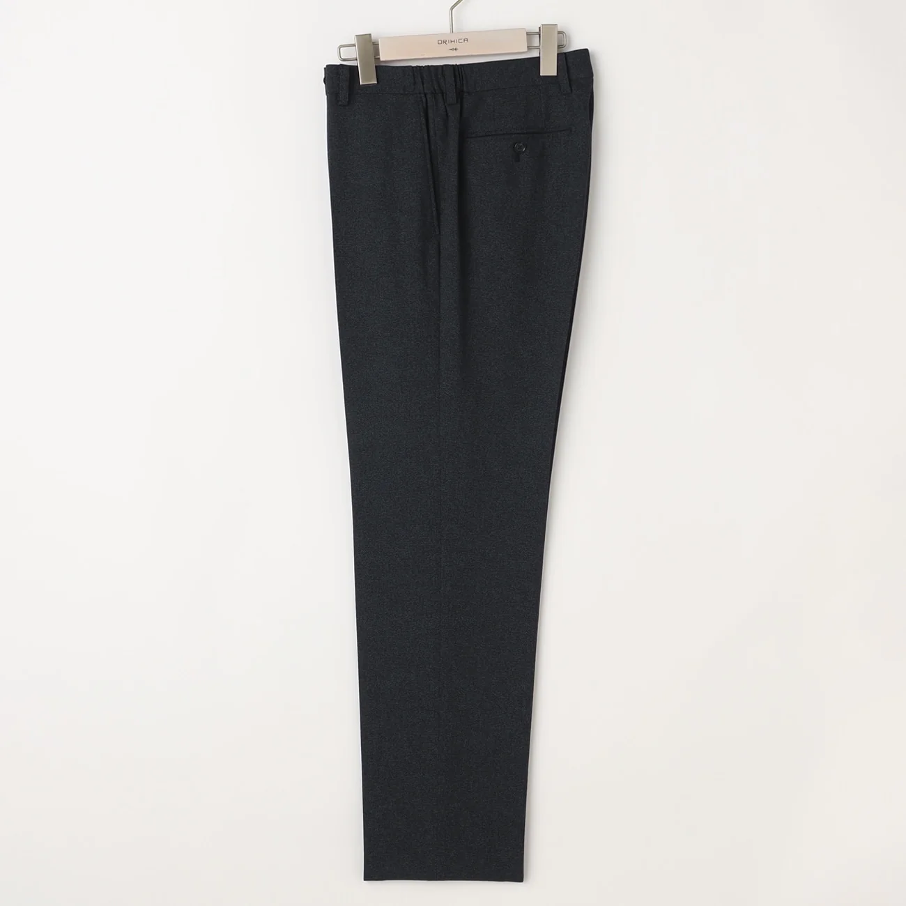 Business Casual High-Breathability Herringbone Pants - Navy - Image 3