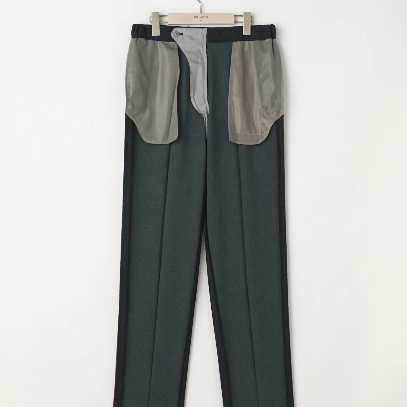 Business Casual High-Breathability Herringbone Pants - Navy - Image 6