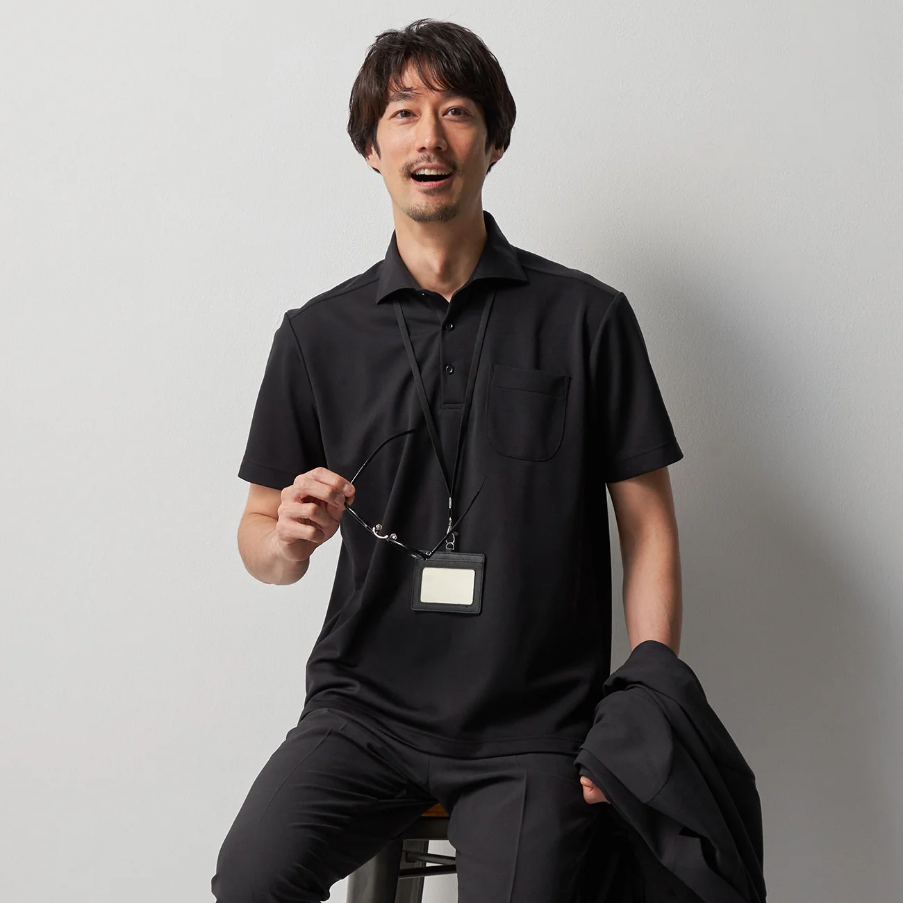 Non-Iron Spread Collar Pullover Polo Shirt - Image 13